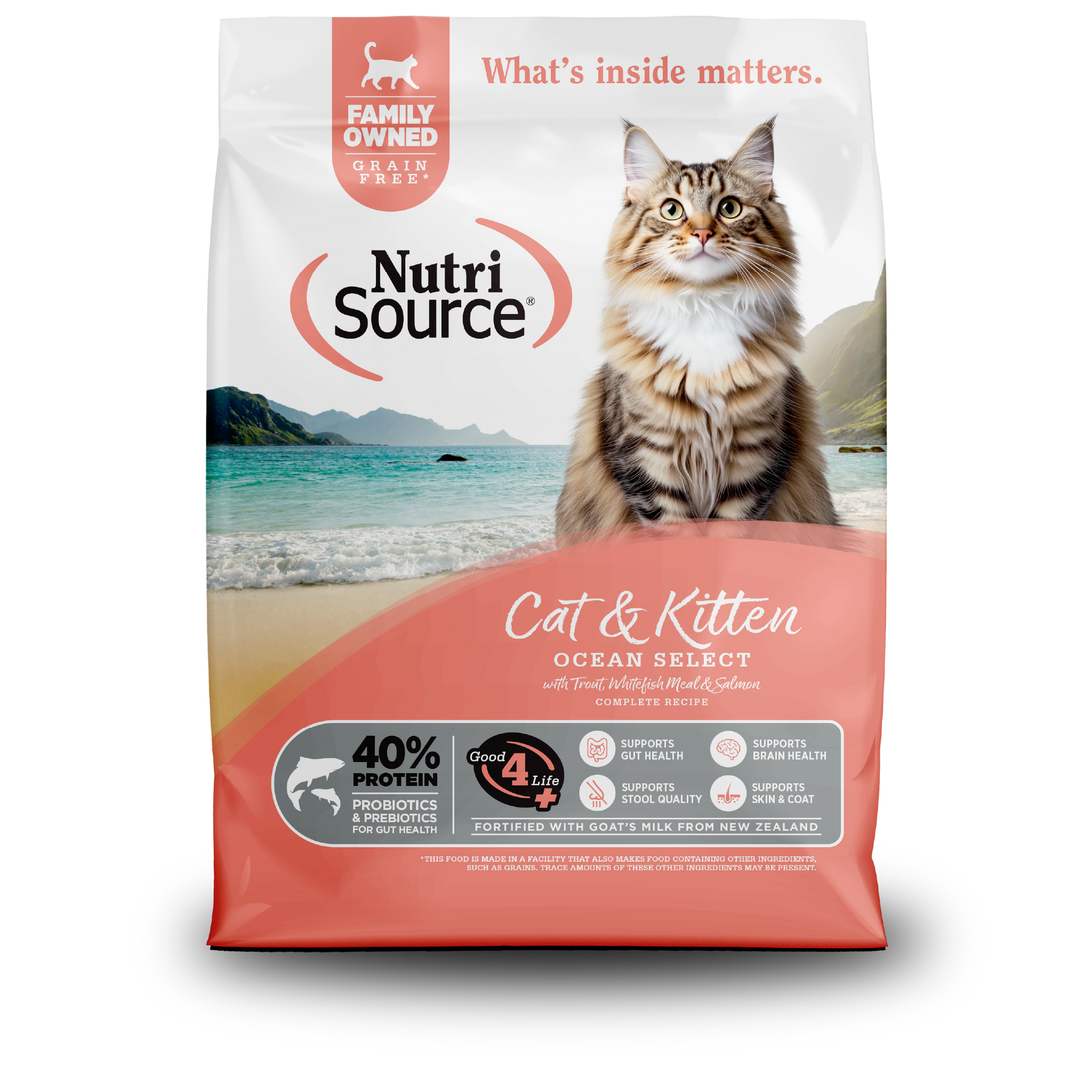 NutriSource Cat & Kitten Ocean Select - bag front