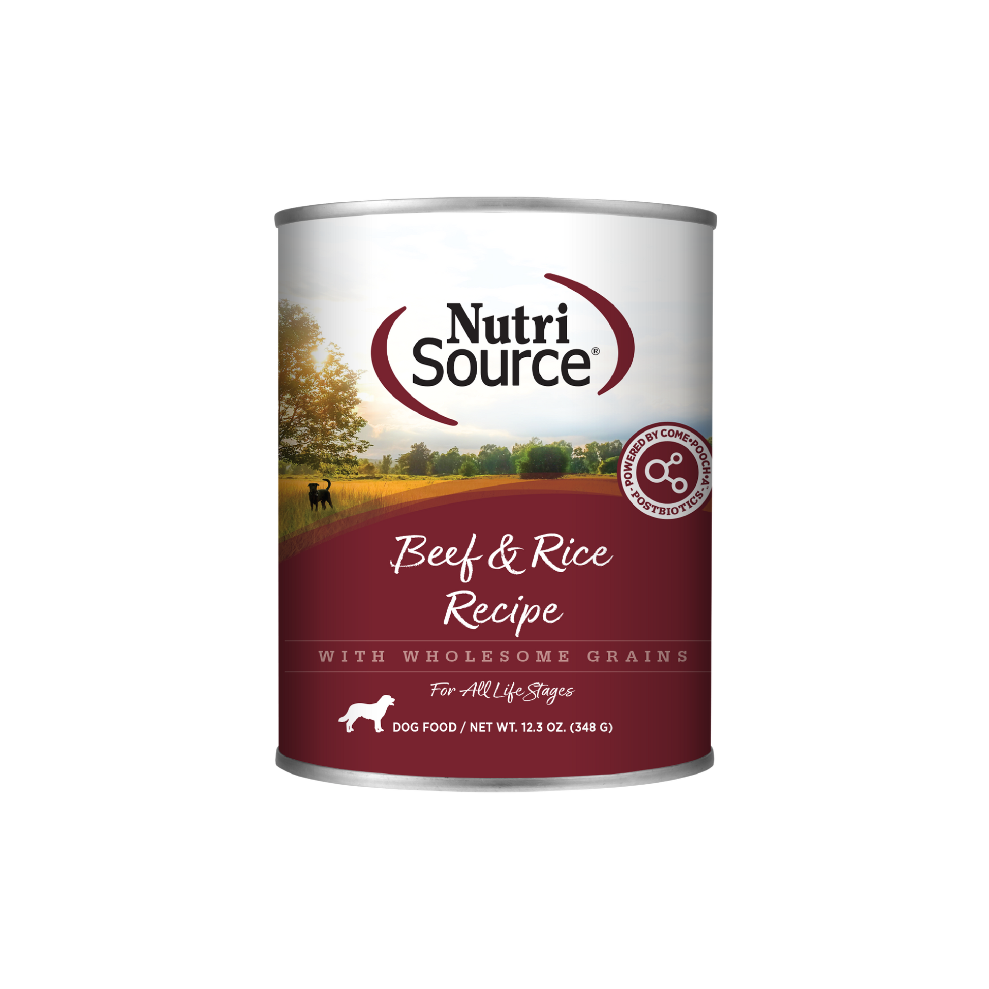 NutriSource Beef & Rice Recipe - can front