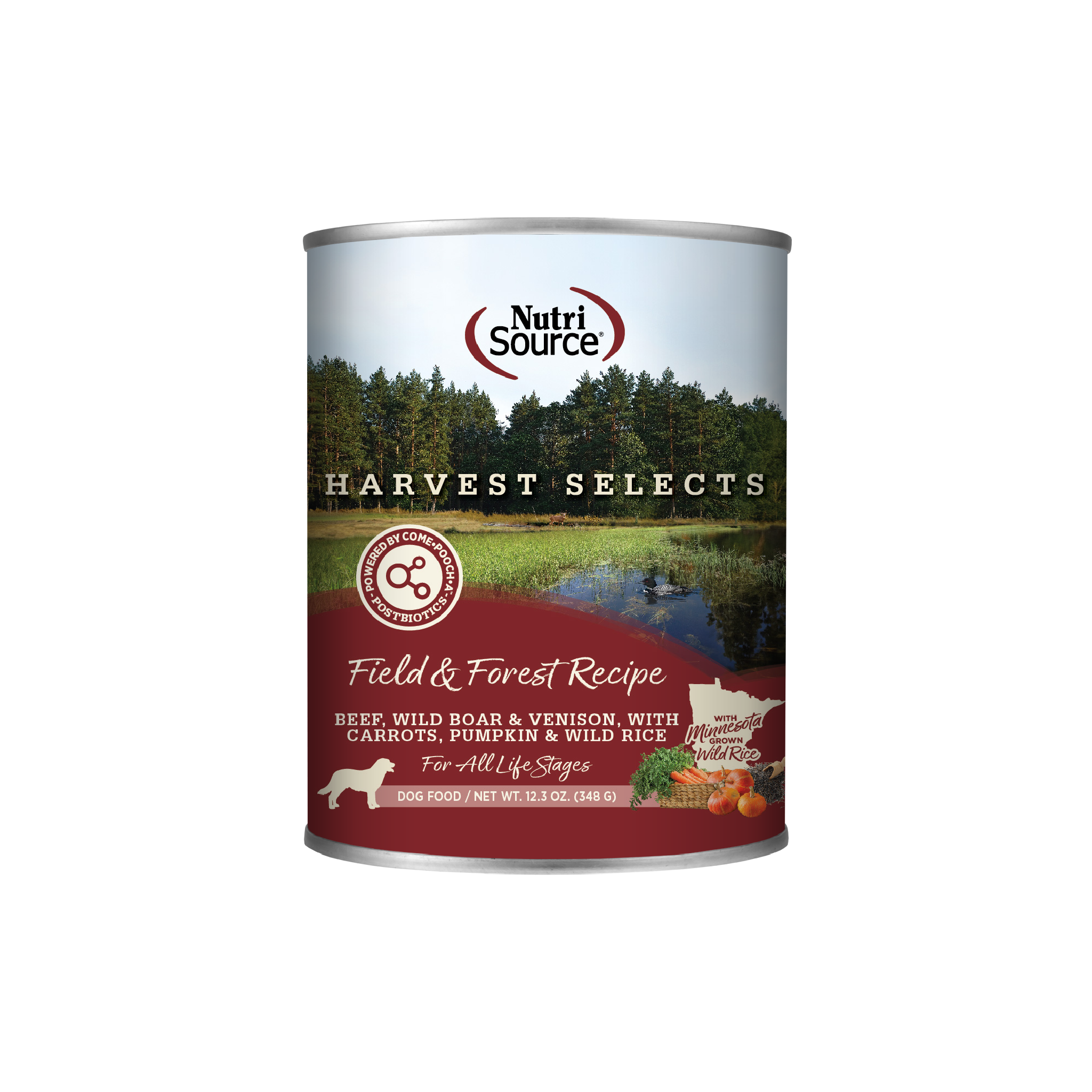 NutriSource Harvest Selects Field & Forest Recipe - can front