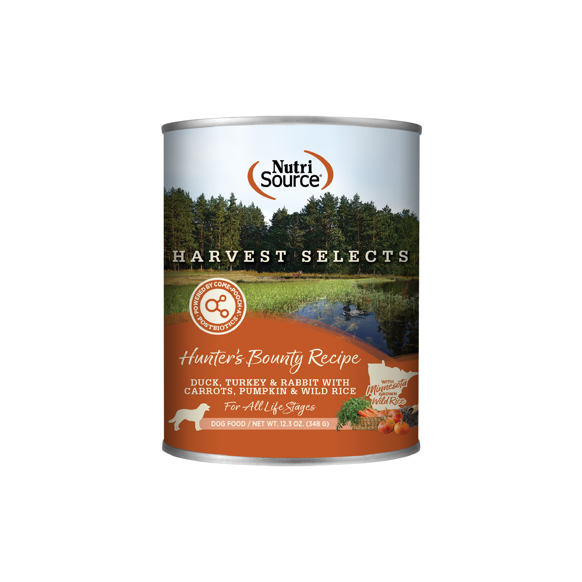 NutriSource Harvest Selects Hunter's Bounty Recipe - can front