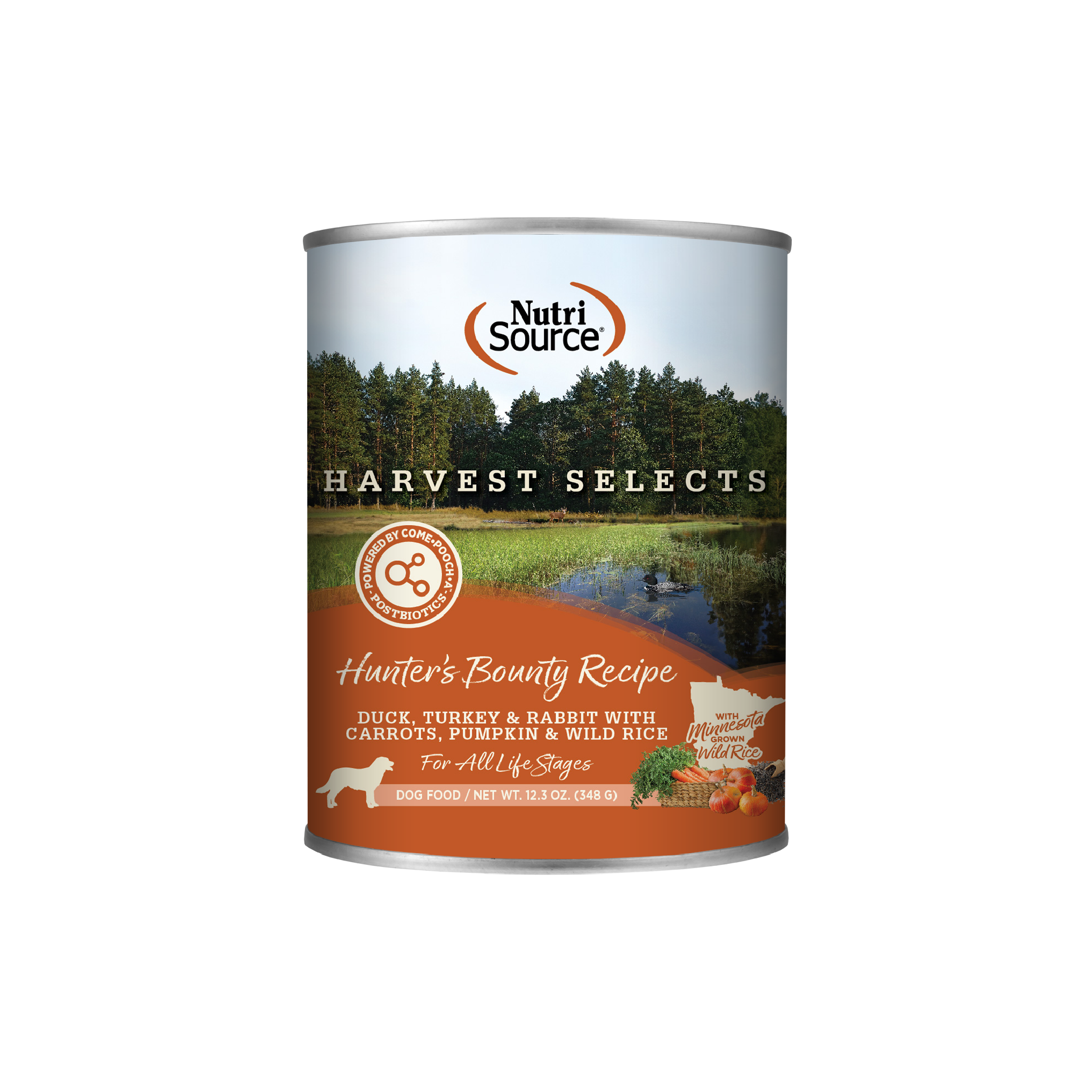 NutriSource Harvest Selects Hunter's Bounty Recipe - can front