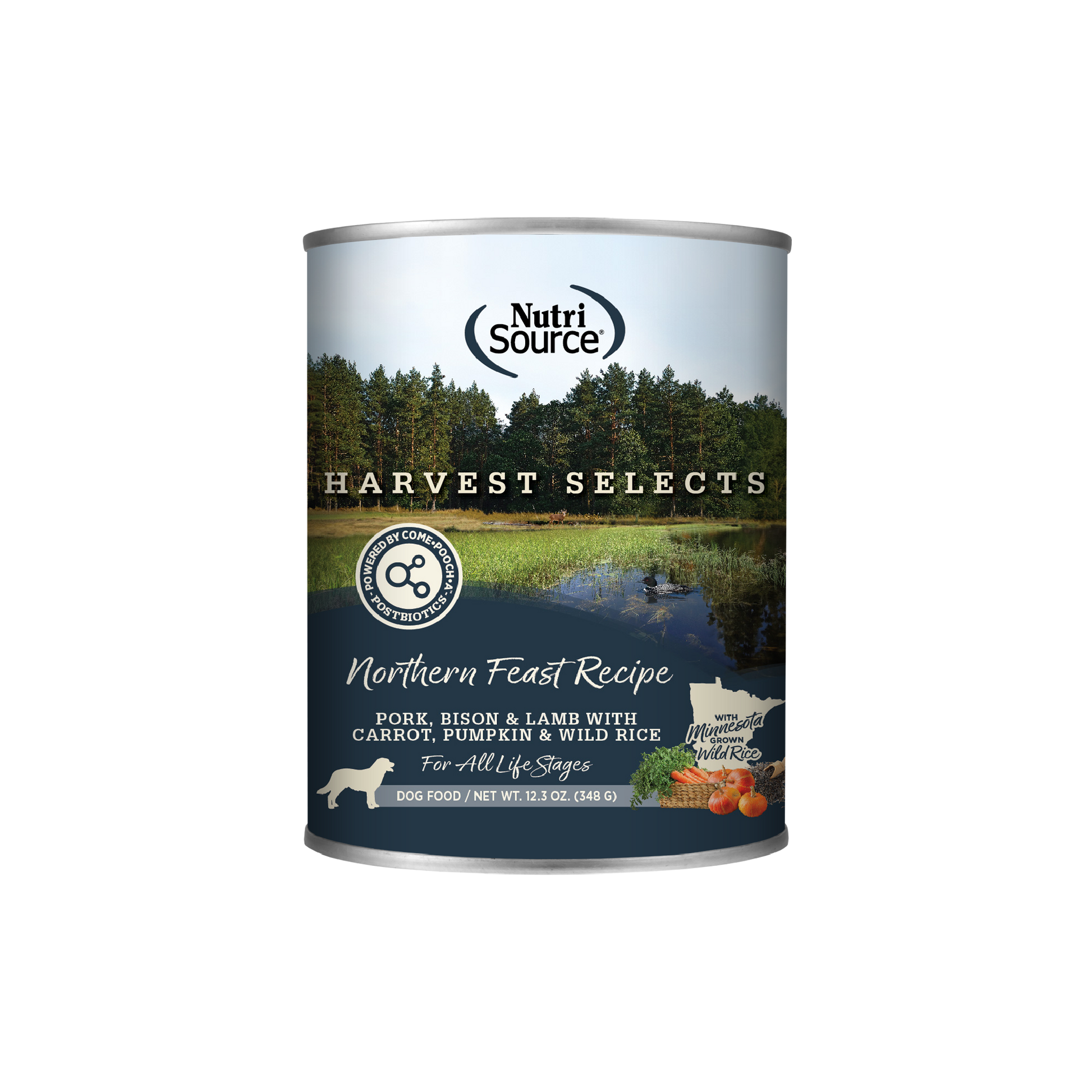NutriSource Harvest Selects Northern Feast Recipe - can front