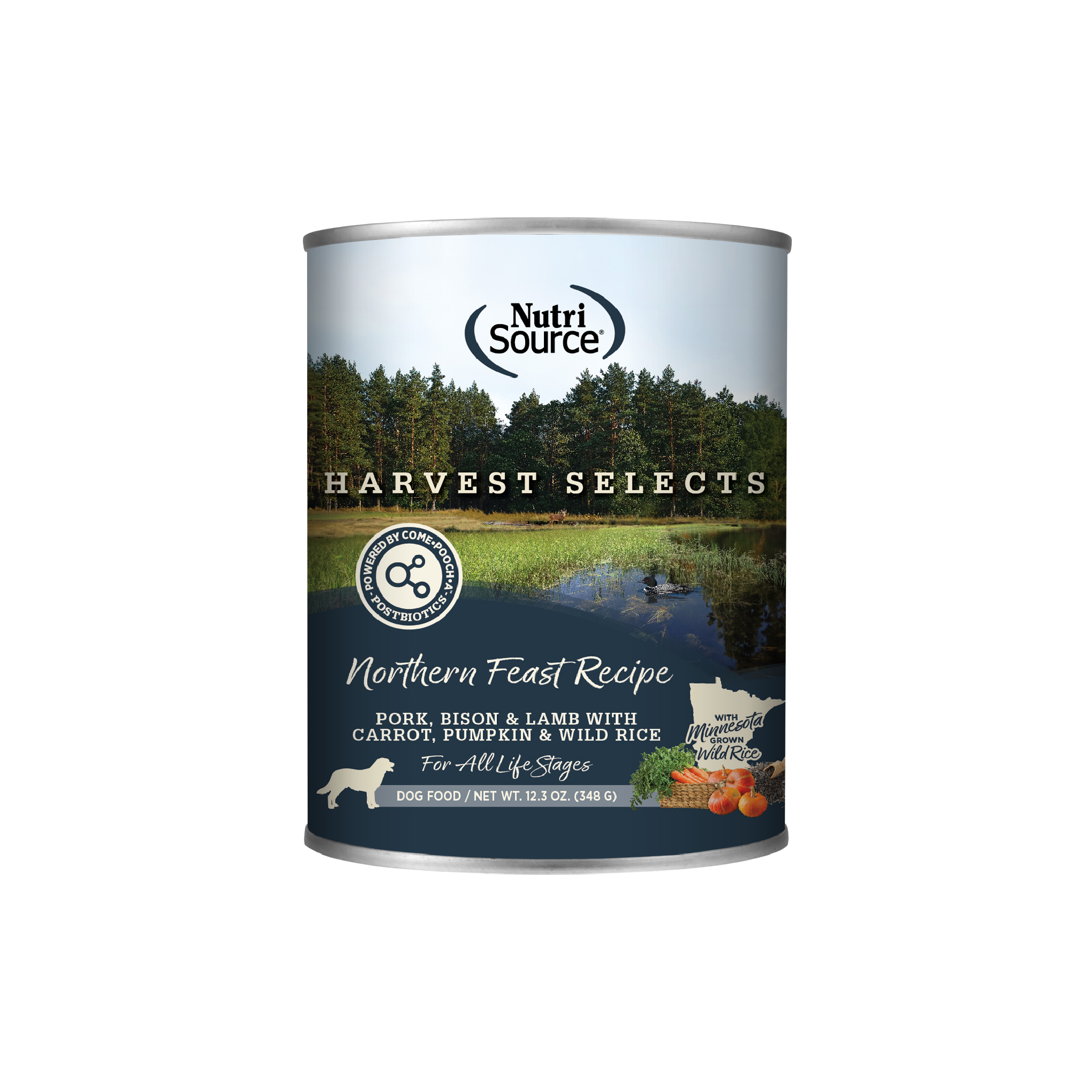 NutriSource Harvest Selects Northern Feast Recipe - can front