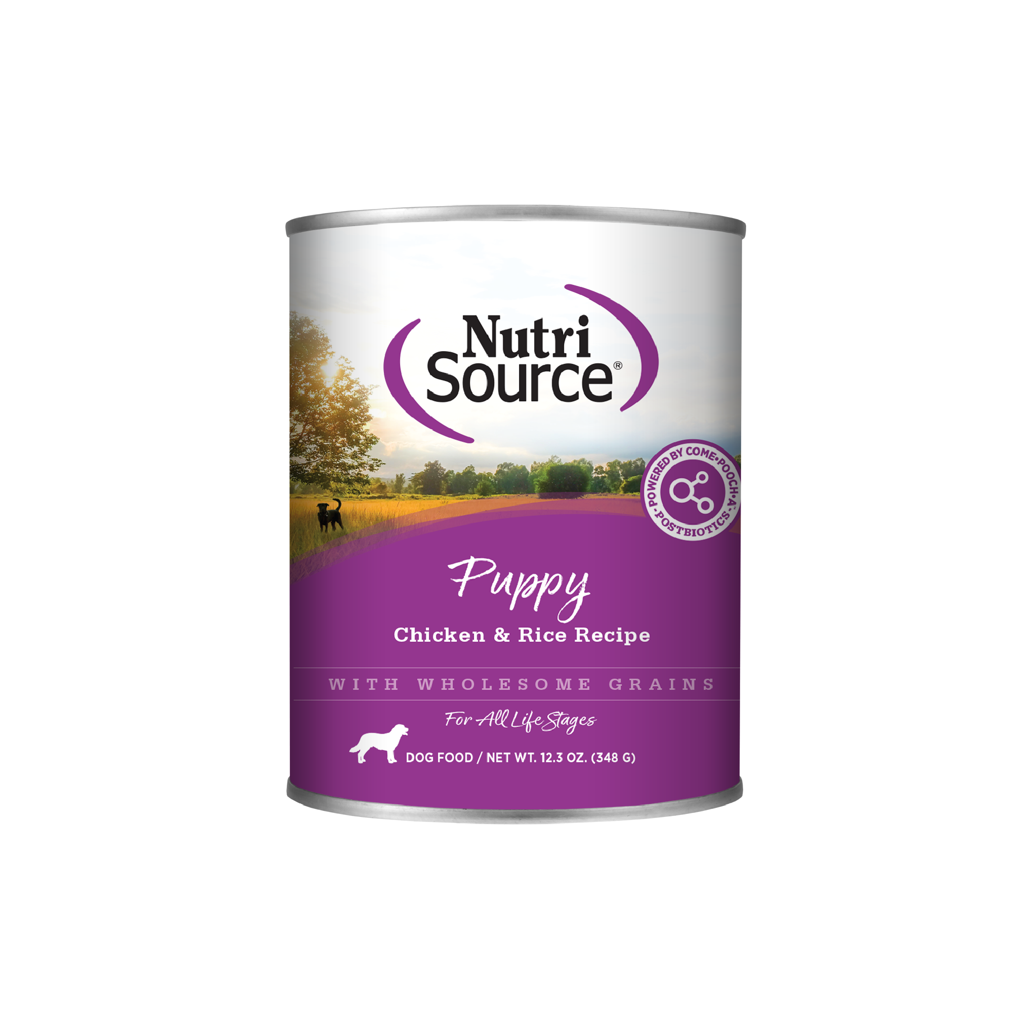 NutriSource Puppy Chicken & Rice Recipe - can front