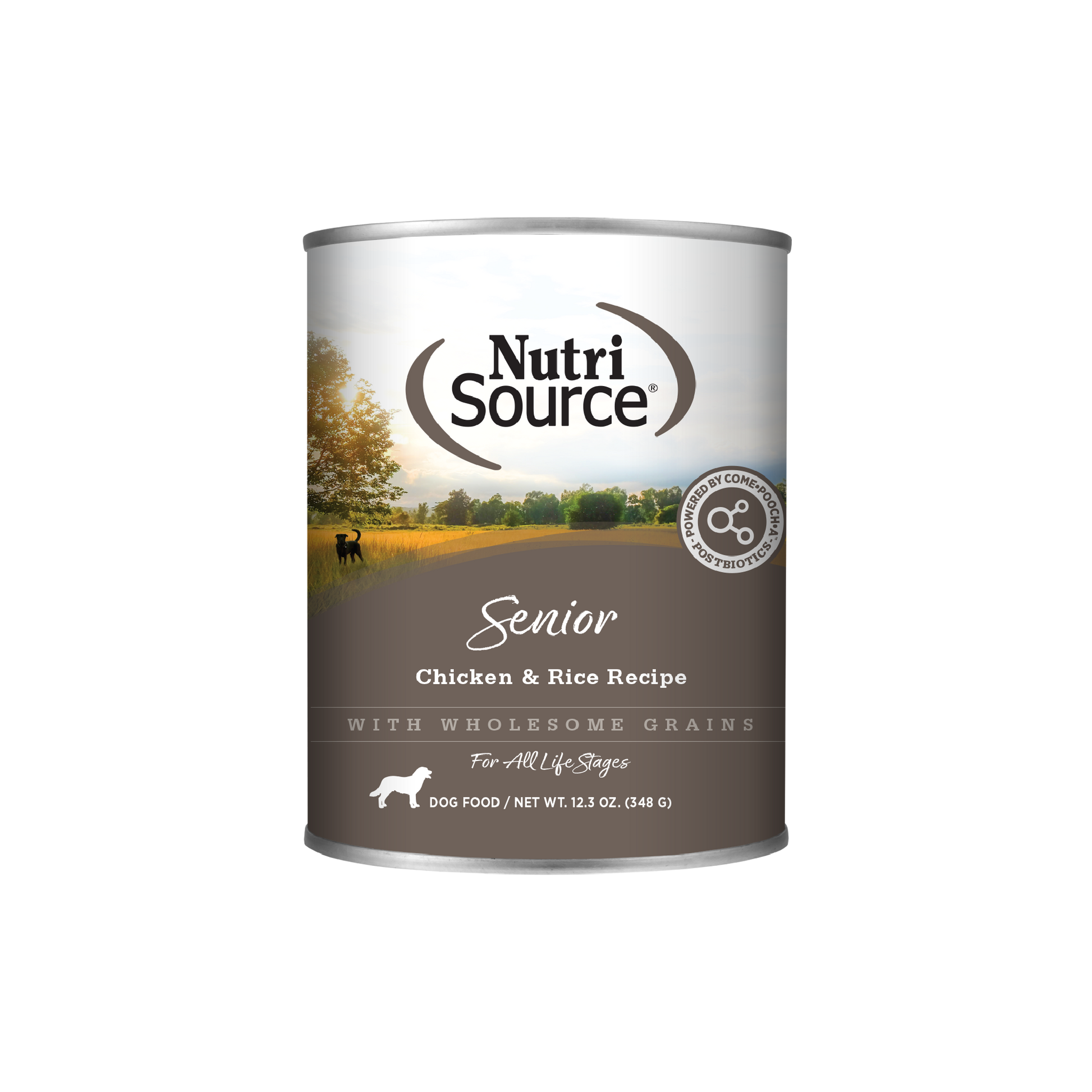 NutriSource Senior Chicken & Rice Recipe - can front