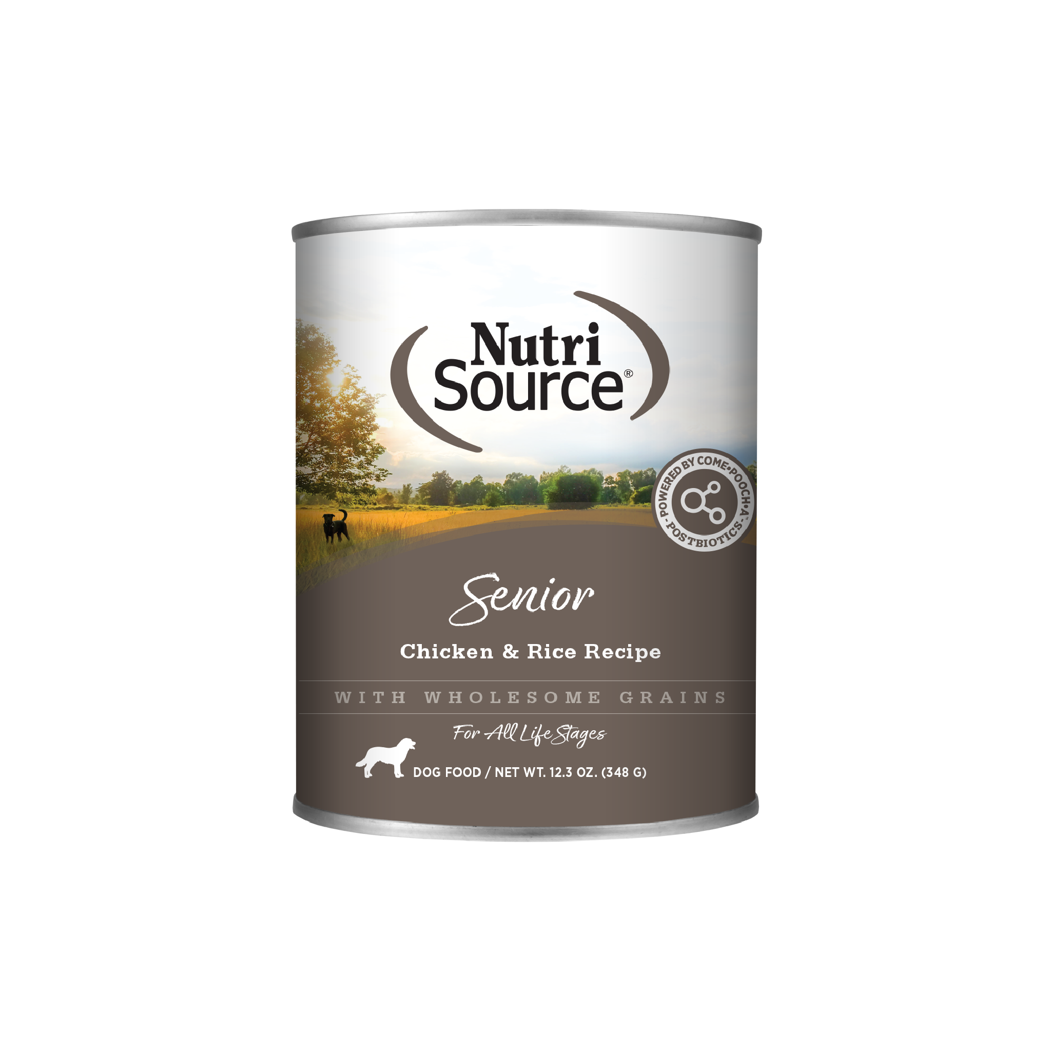 NutriSource Senior Chicken & Rice Recipe - can front