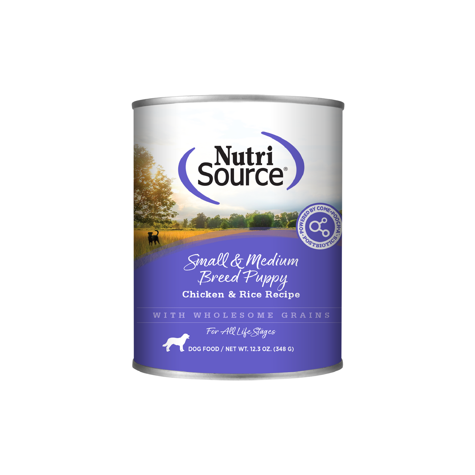 NutriSource Small & Medium Breed Puppy Recipe - can front