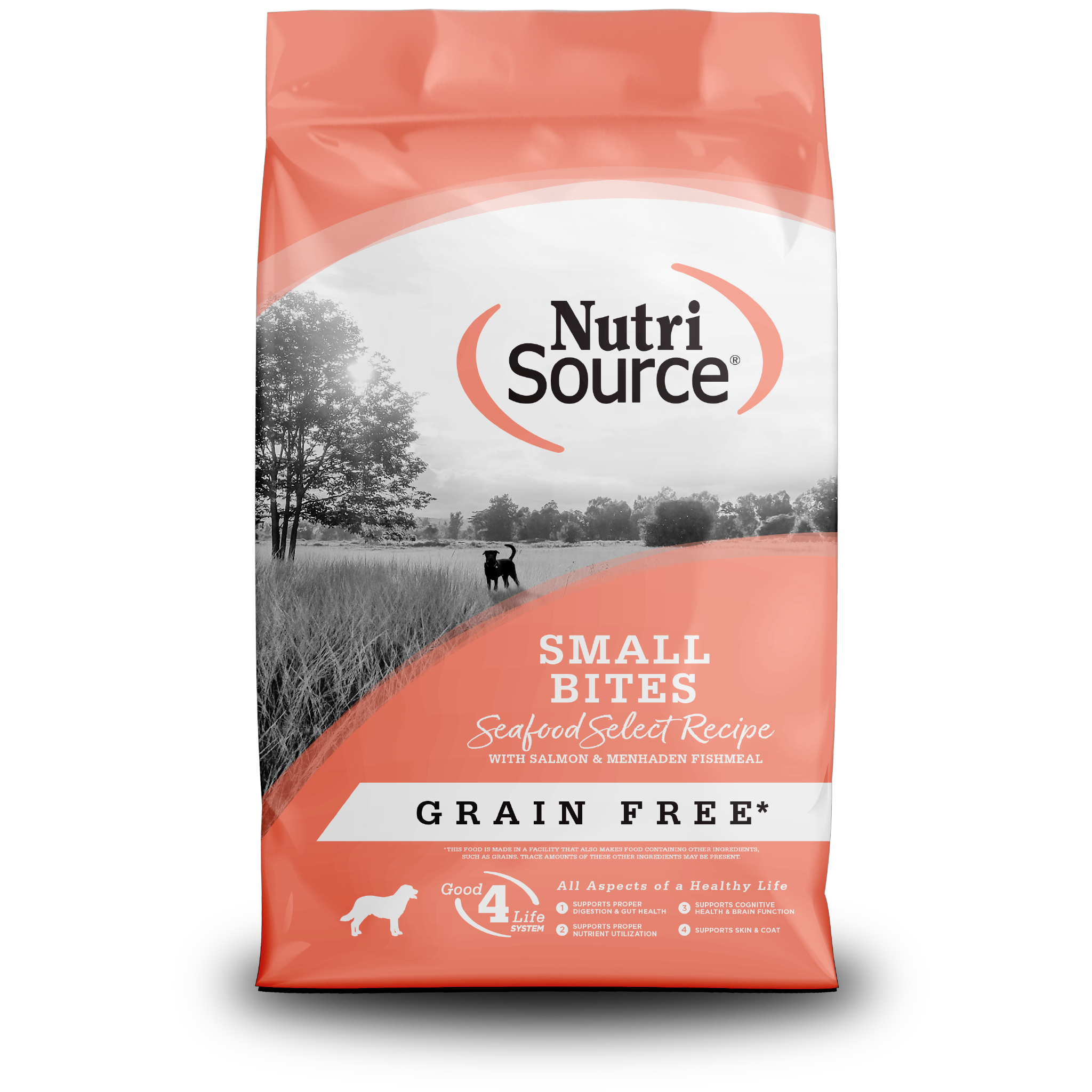 Grain Free Small Bites Seafood Select - bag front