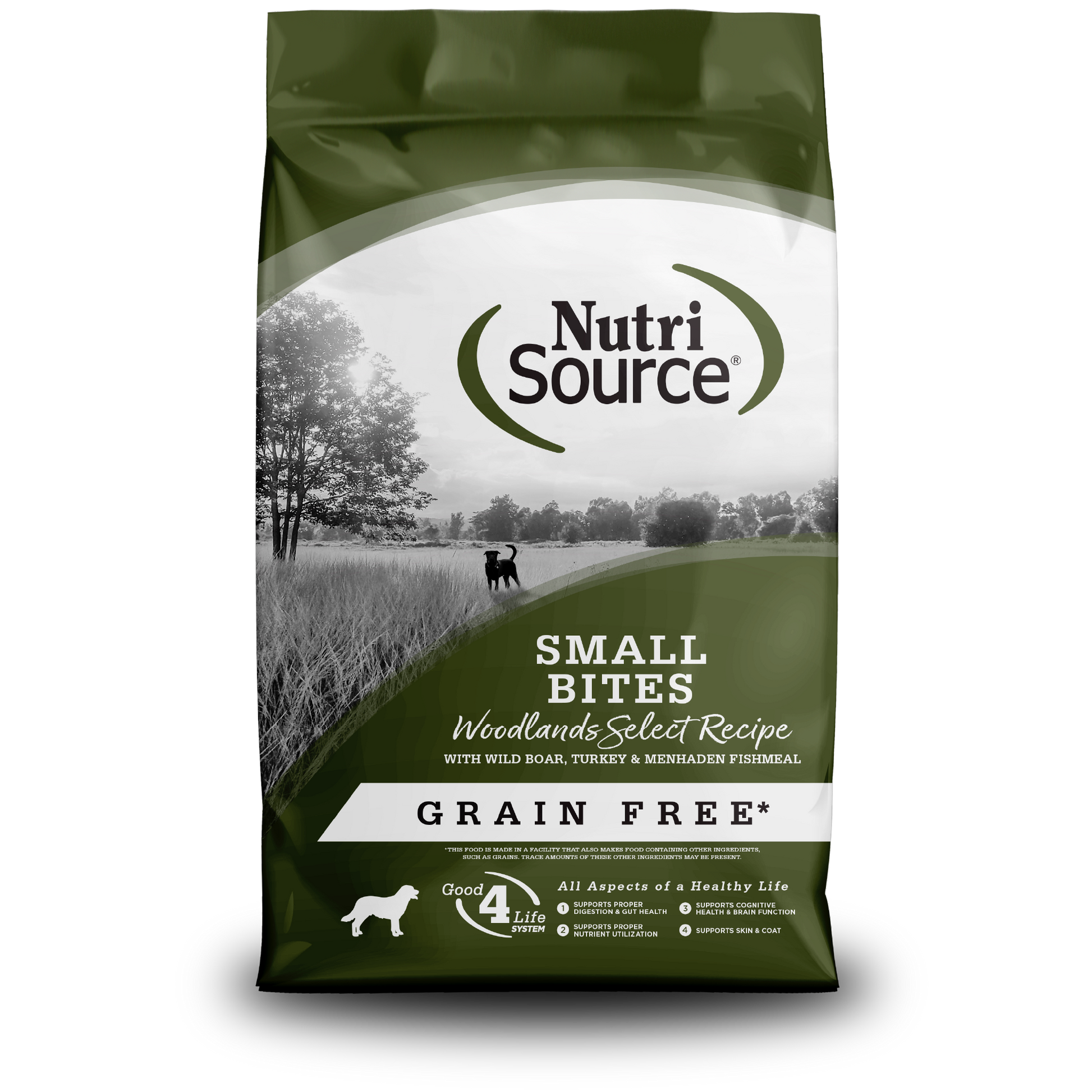 Grain Free Small Bites Woodlands Select - bag front