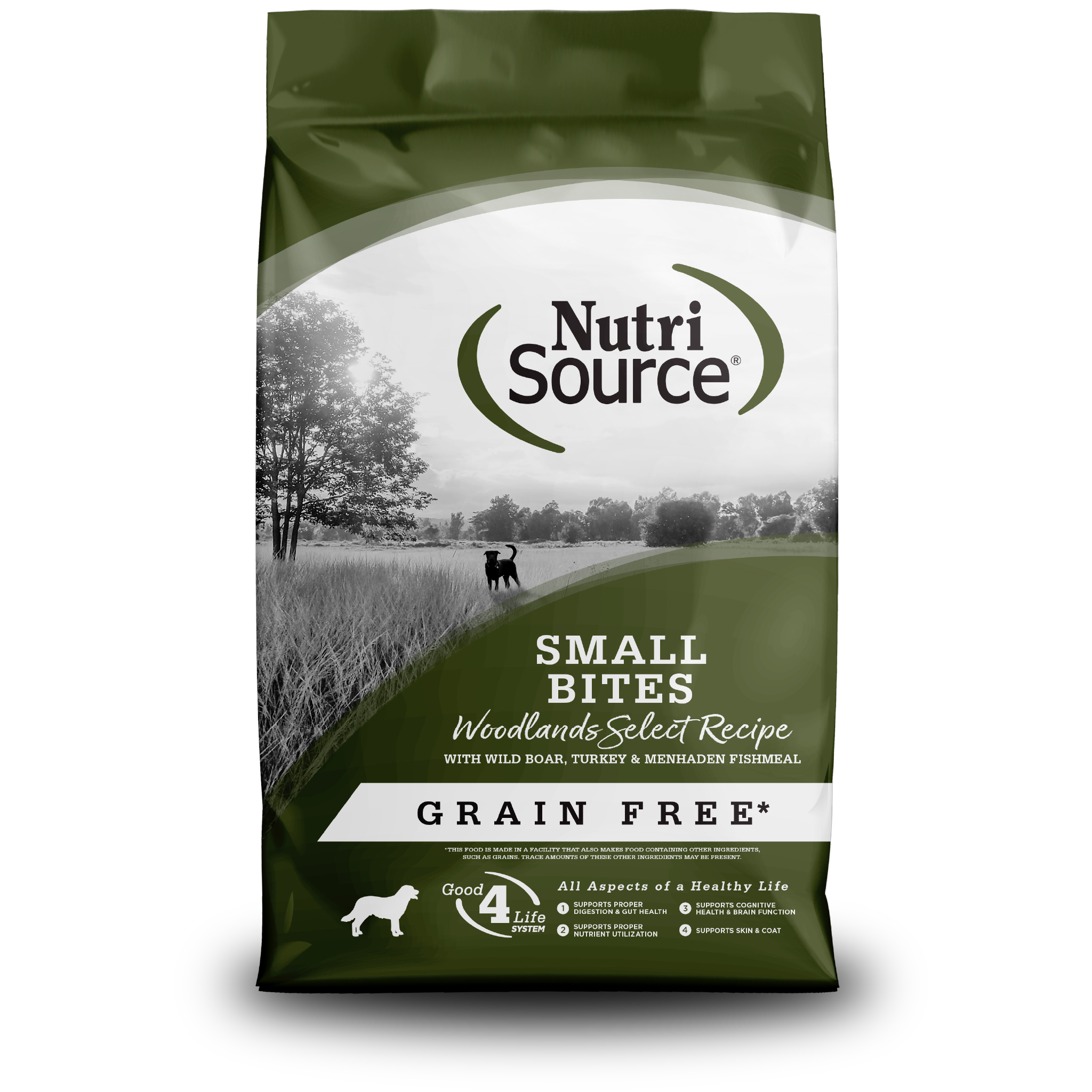 Grain Free Small Bites Woodlands Select - bag front