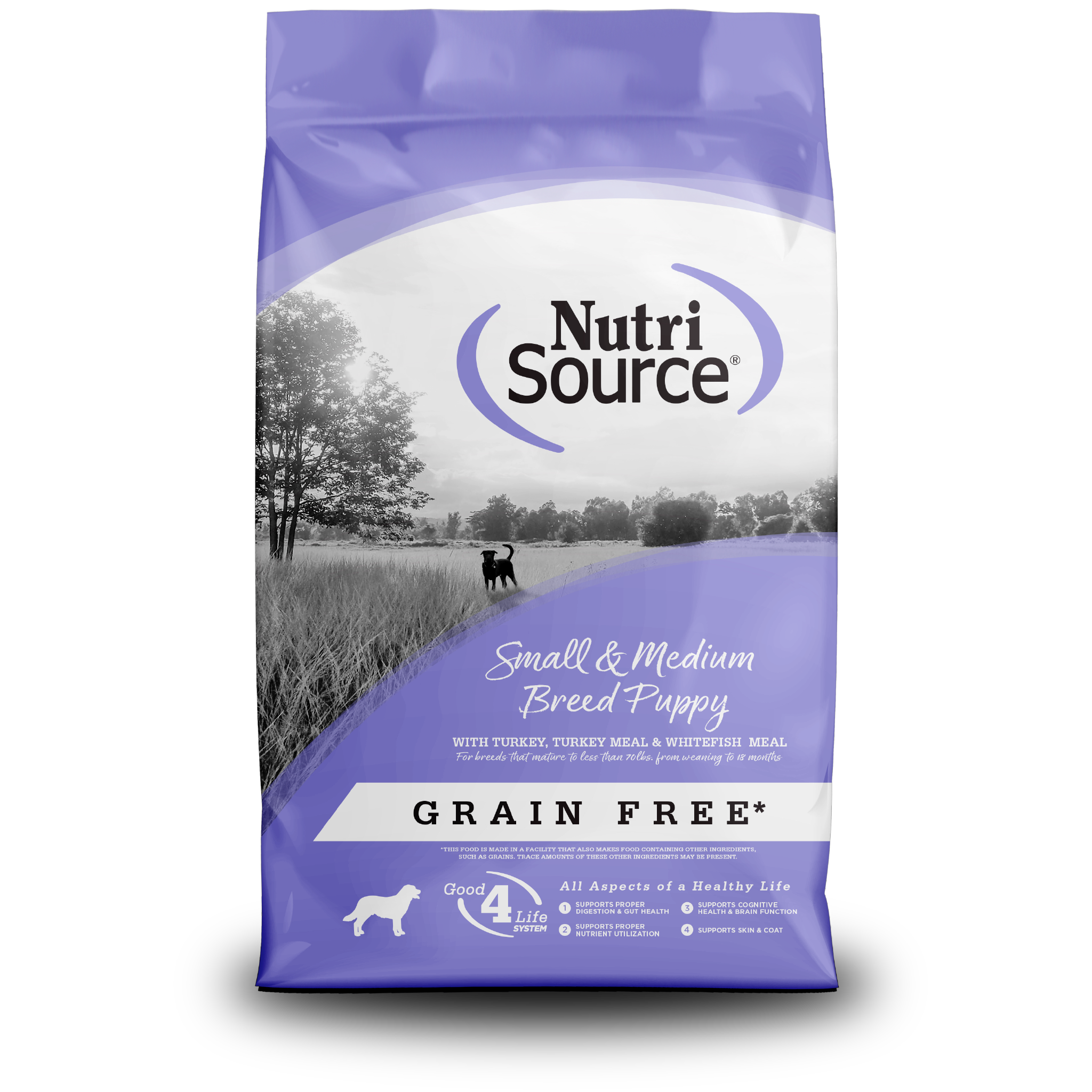 Grain Free Small and Medium Breed Puppy - bag front