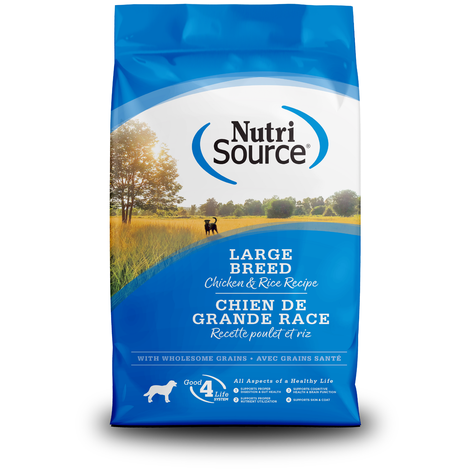 Large Breed Chicken & Rice - bag front