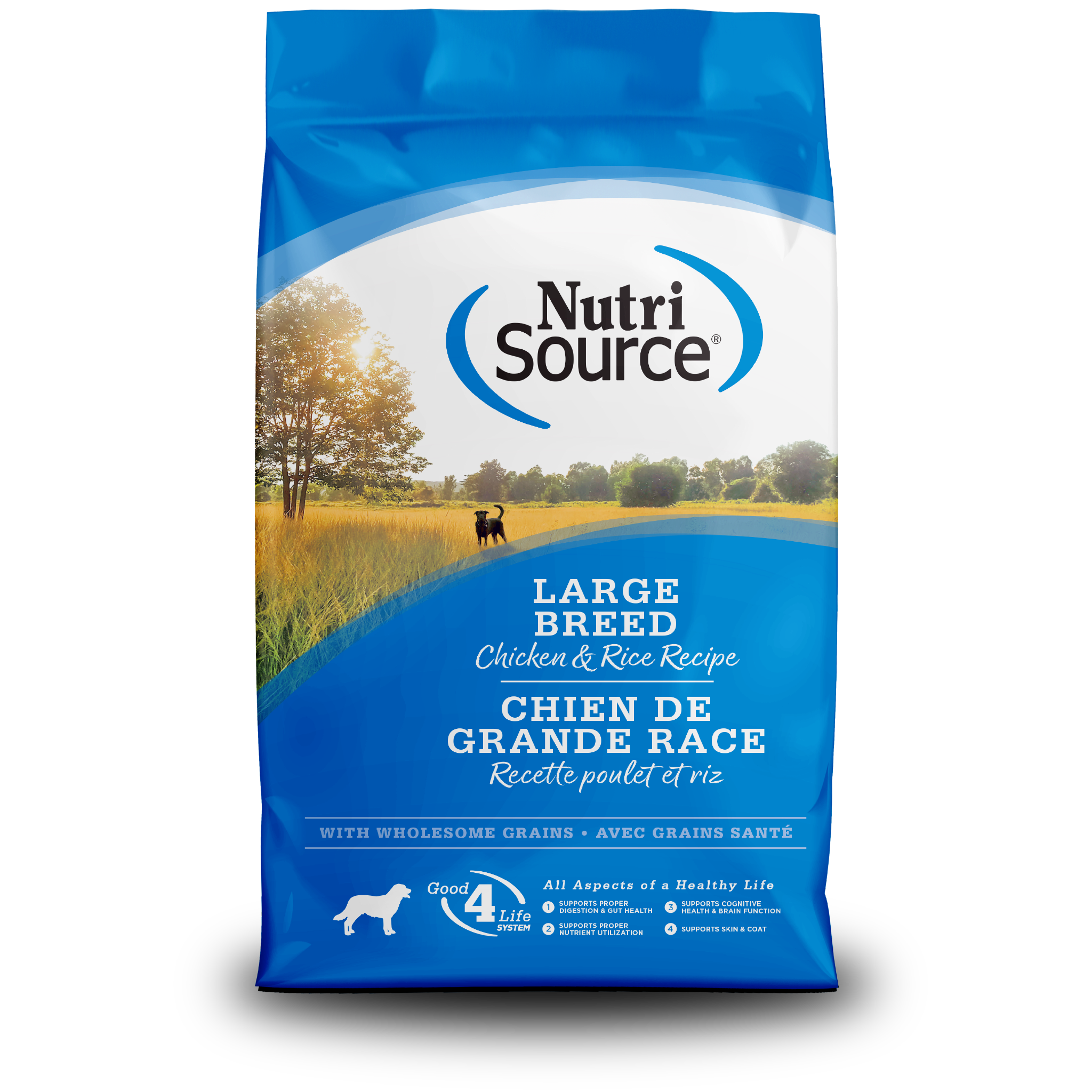 Large Breed Chicken & Rice - bag front