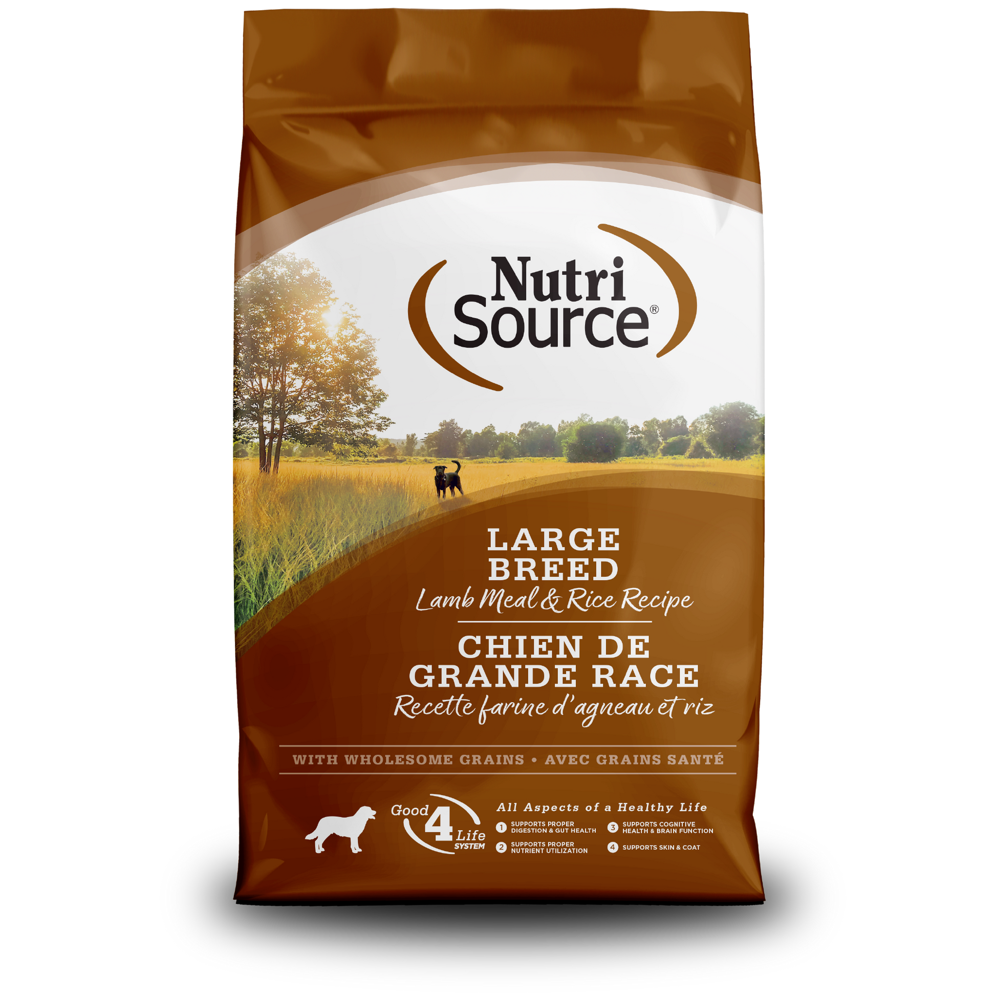 Large Breed Lamb Meal & Rice - bag front