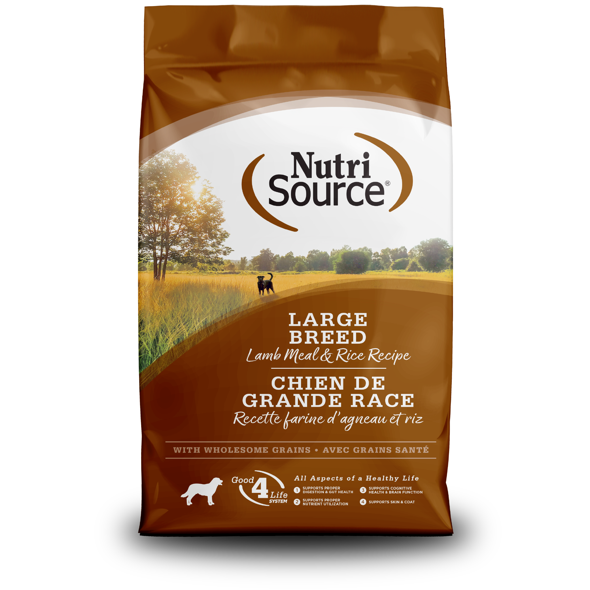 Large Breed Lamb Meal & Rice - bag front