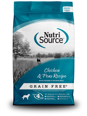 Grain Free Chicken & Pea Recipe - bag front