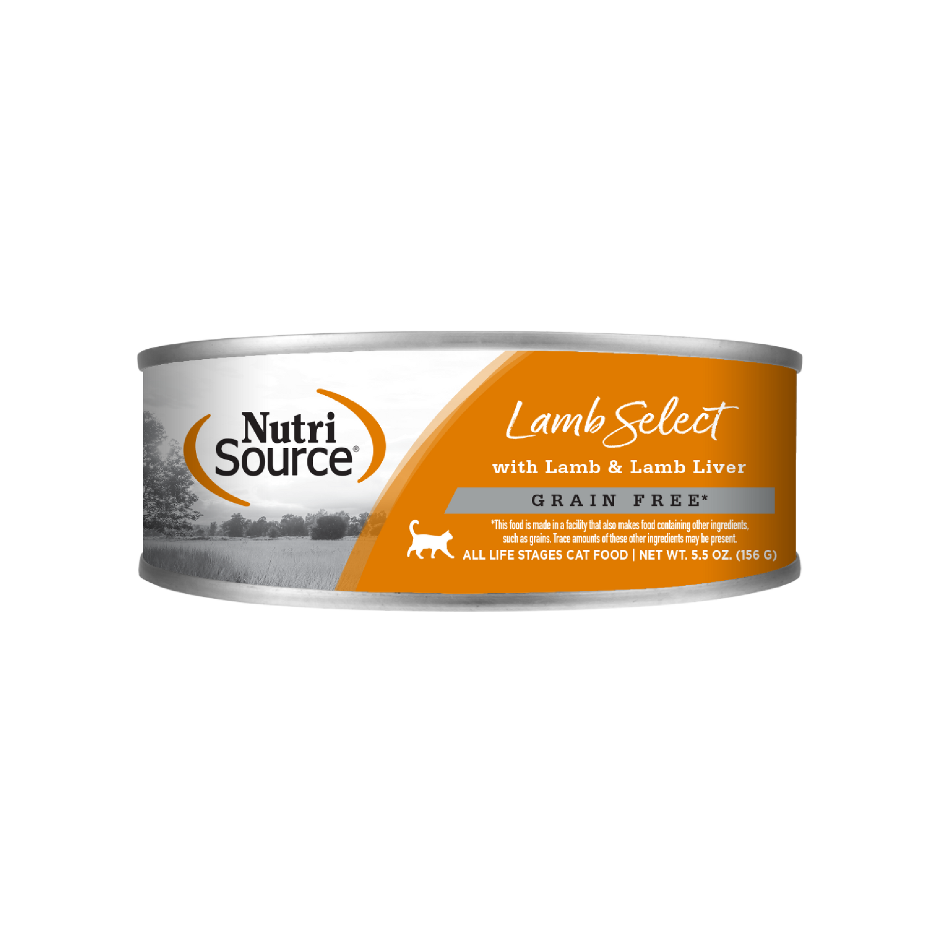 NutriSource Grain Free Lamb Select - can front