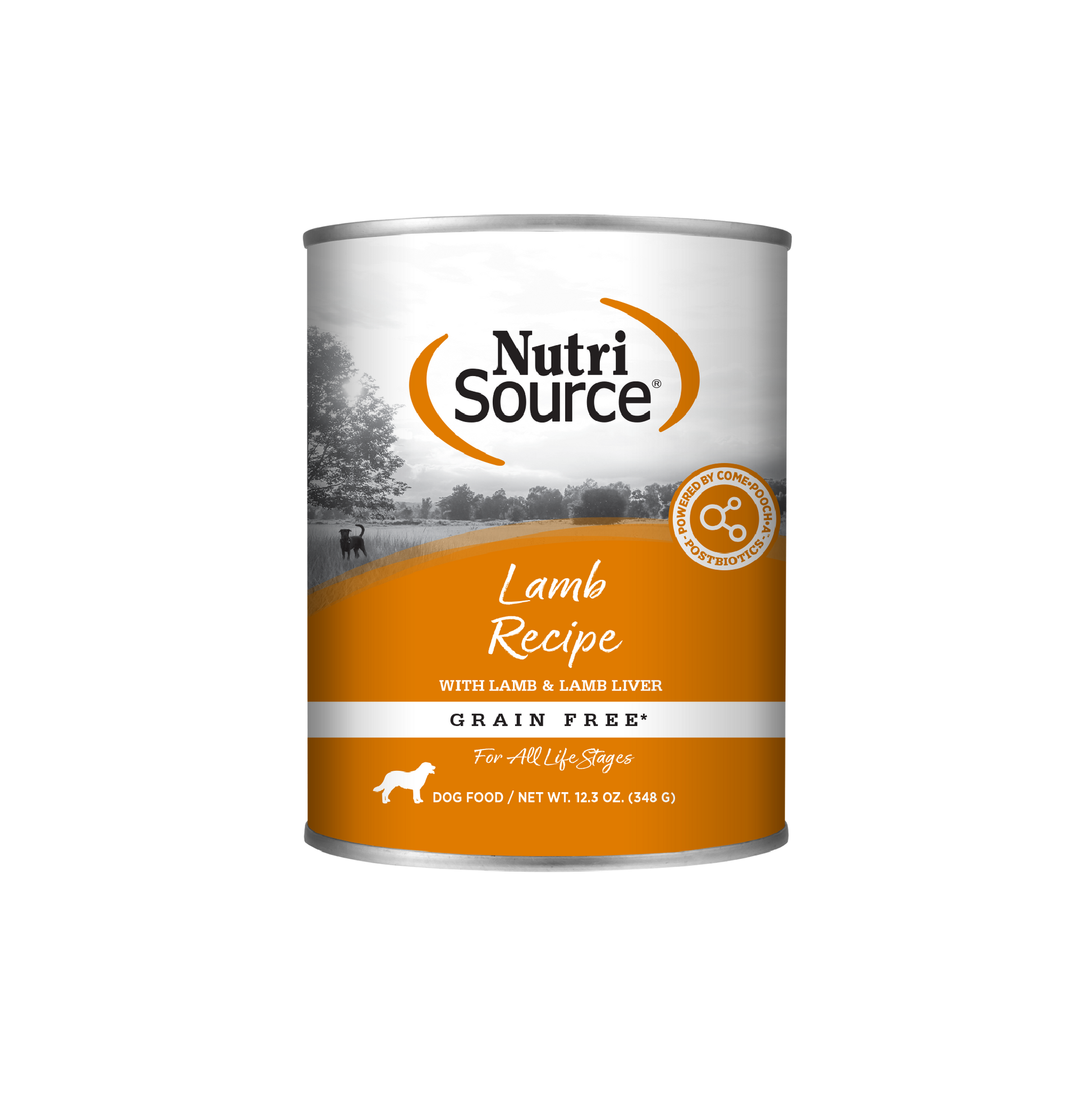 NutriSource Grain Free Lamb Recipe - can front
