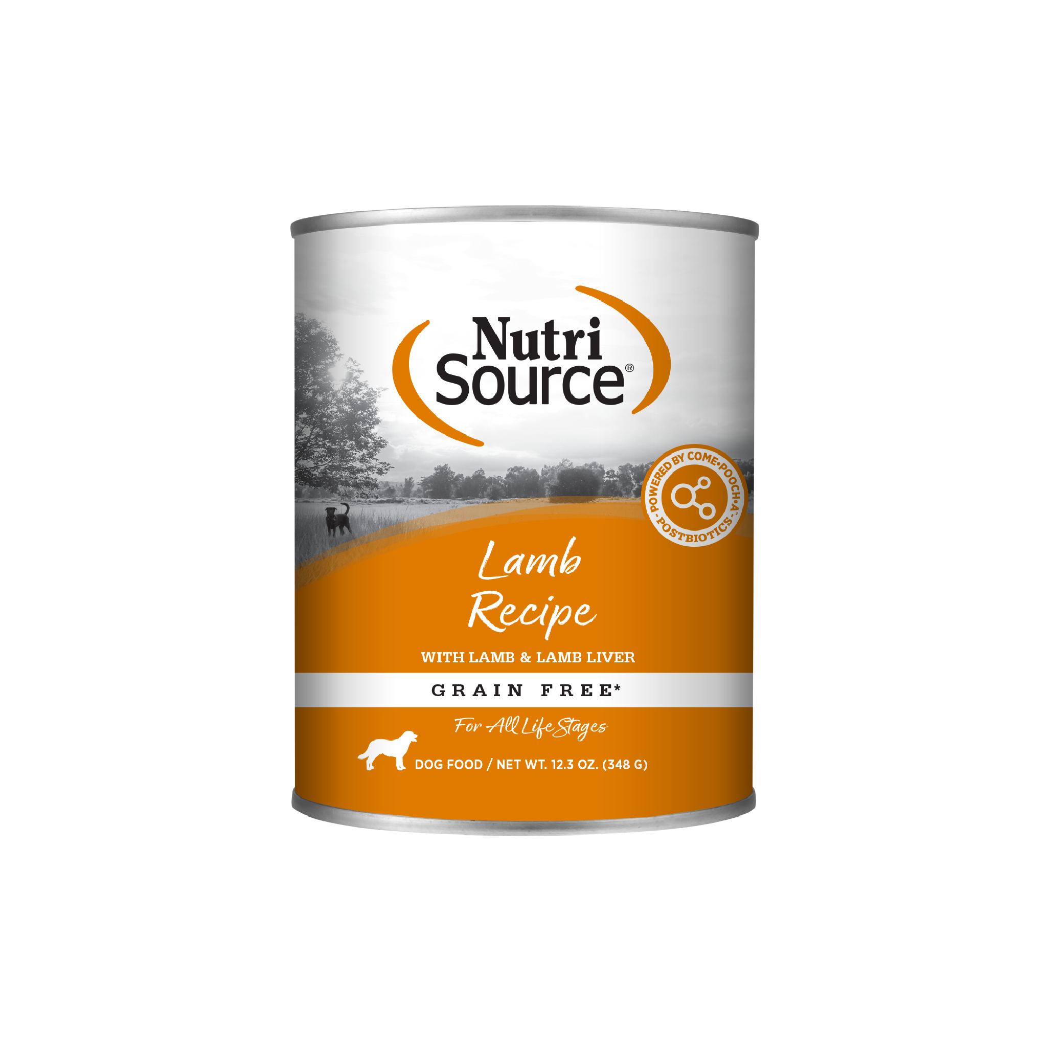 NutriSource Grain Free Lamb Recipe - can front