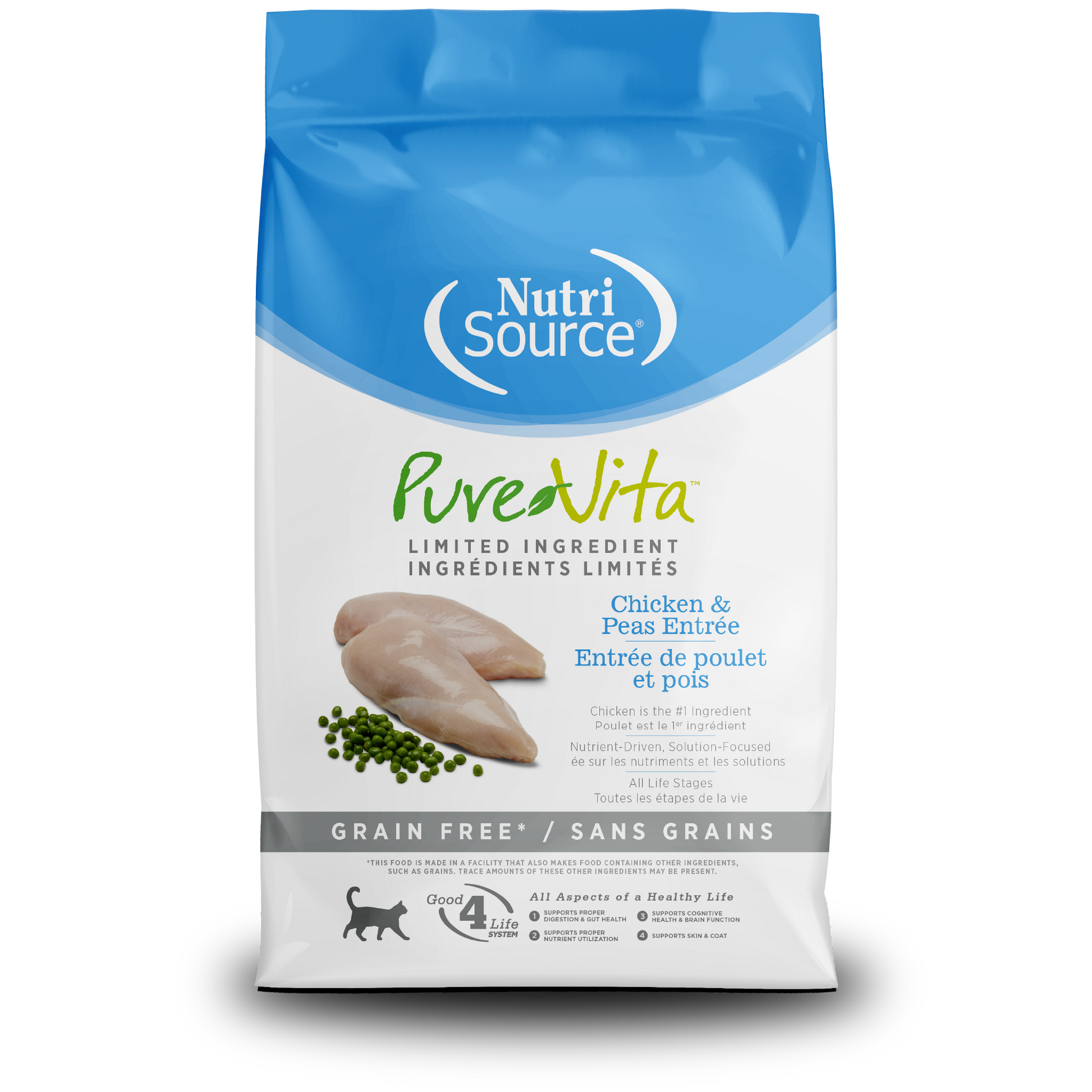 Grain Free Chicken & Peas Entrée - bag front