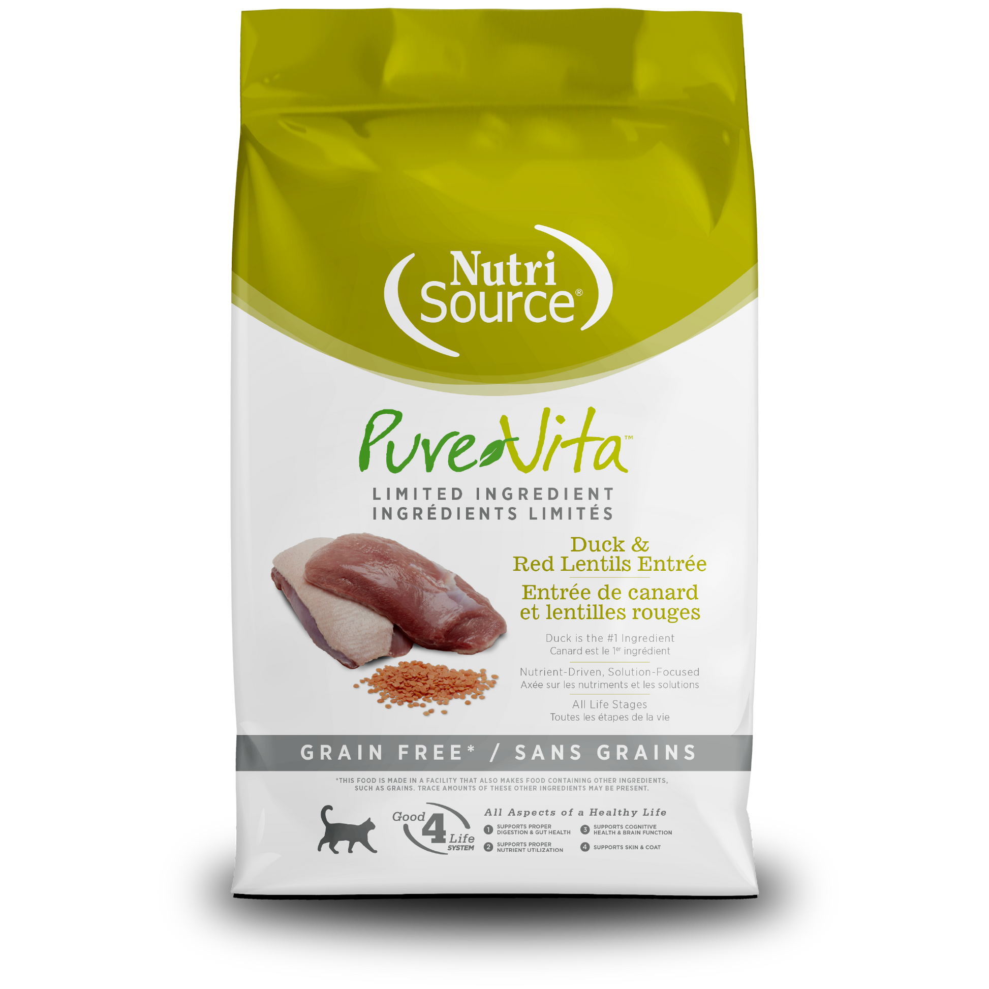 Grain Free Duck & Red Lentils Entrée - bag front