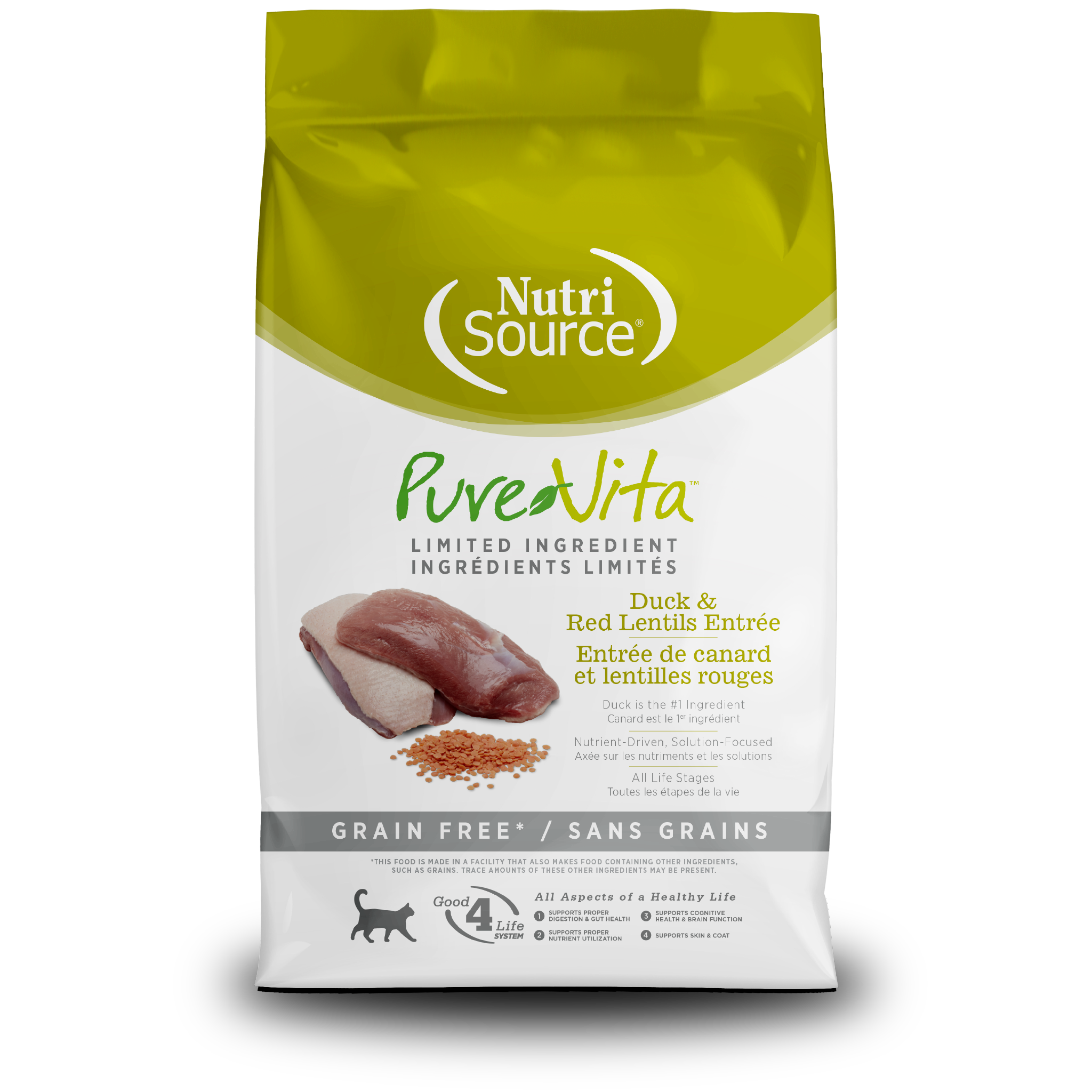 Grain Free Duck & Red Lentils Entrée - bag front