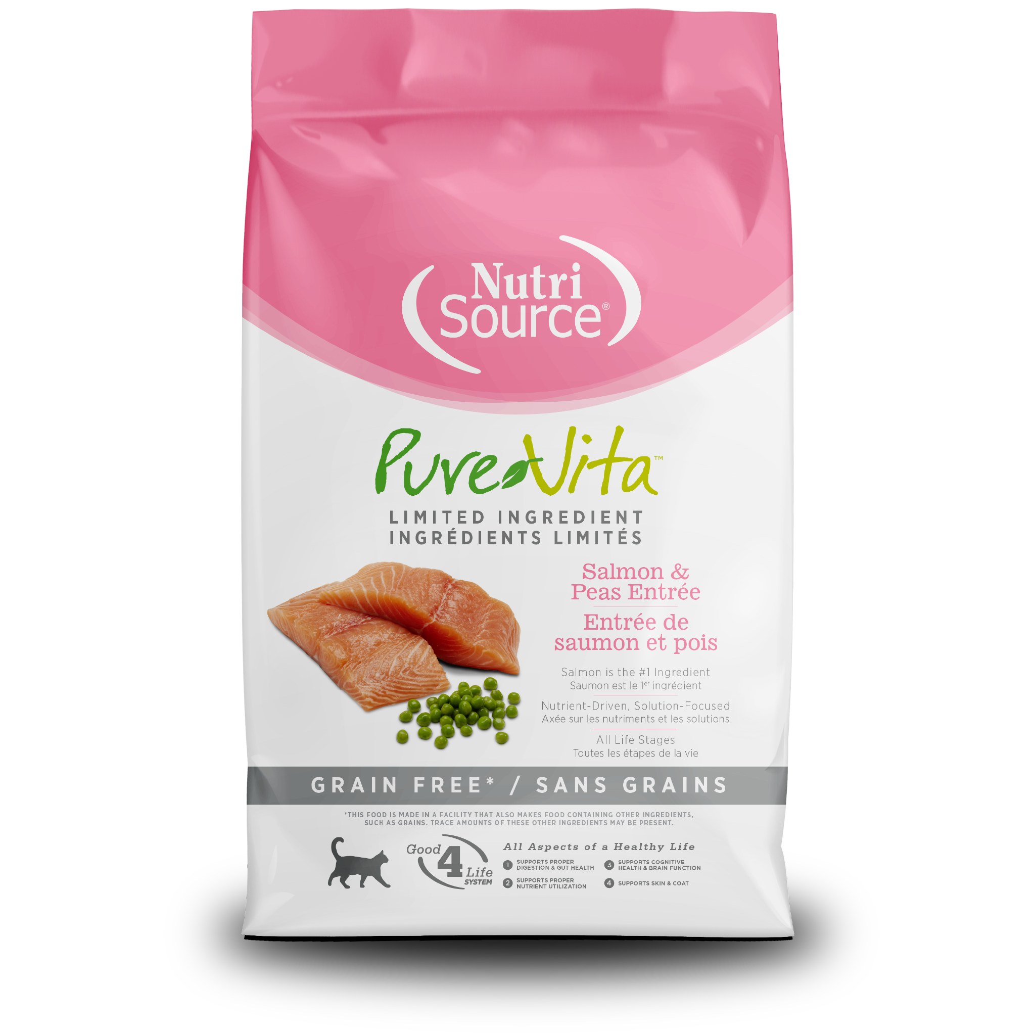 Grain Free Salmon & Peas Entrée - bag front