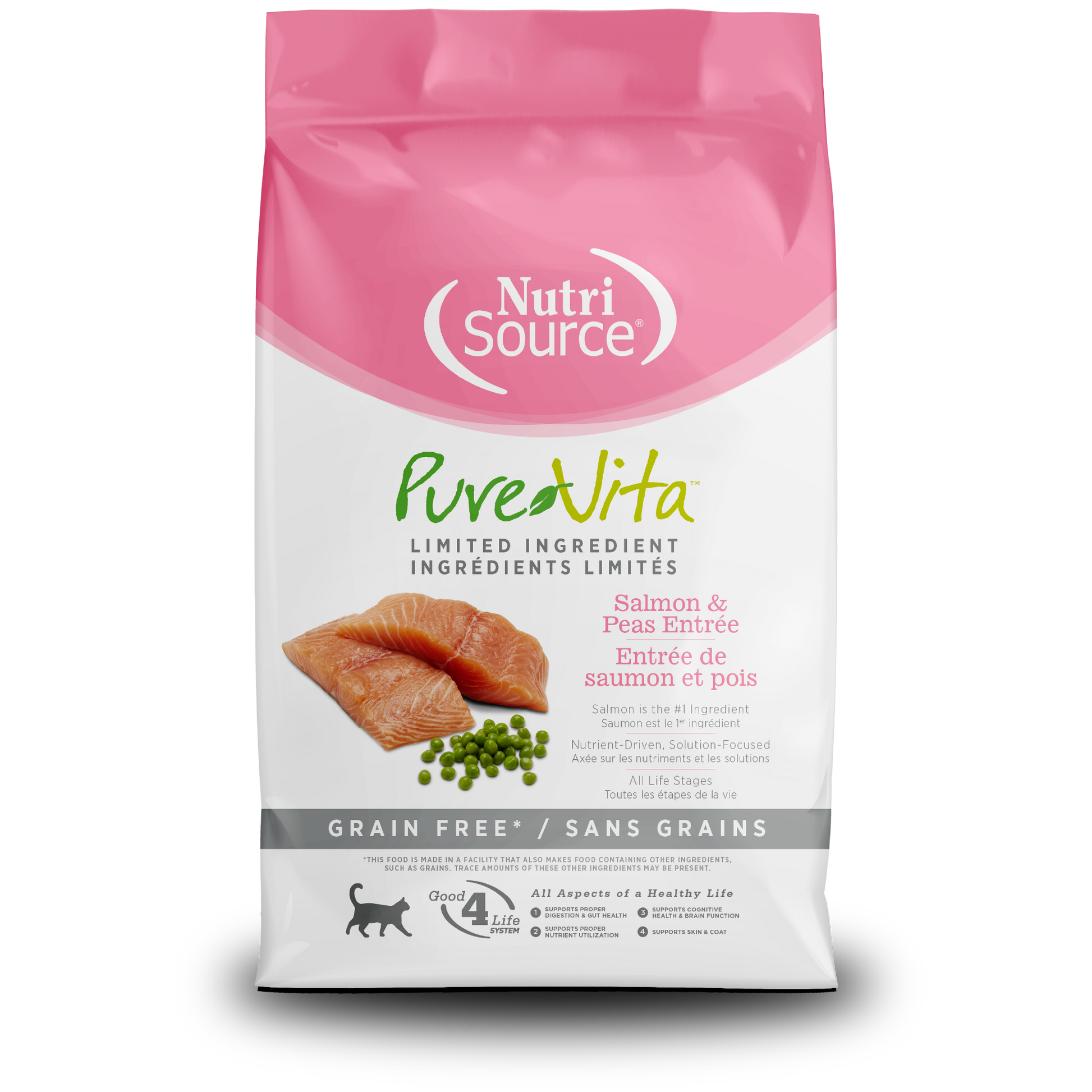 Grain Free Salmon & Peas Entrée - bag front