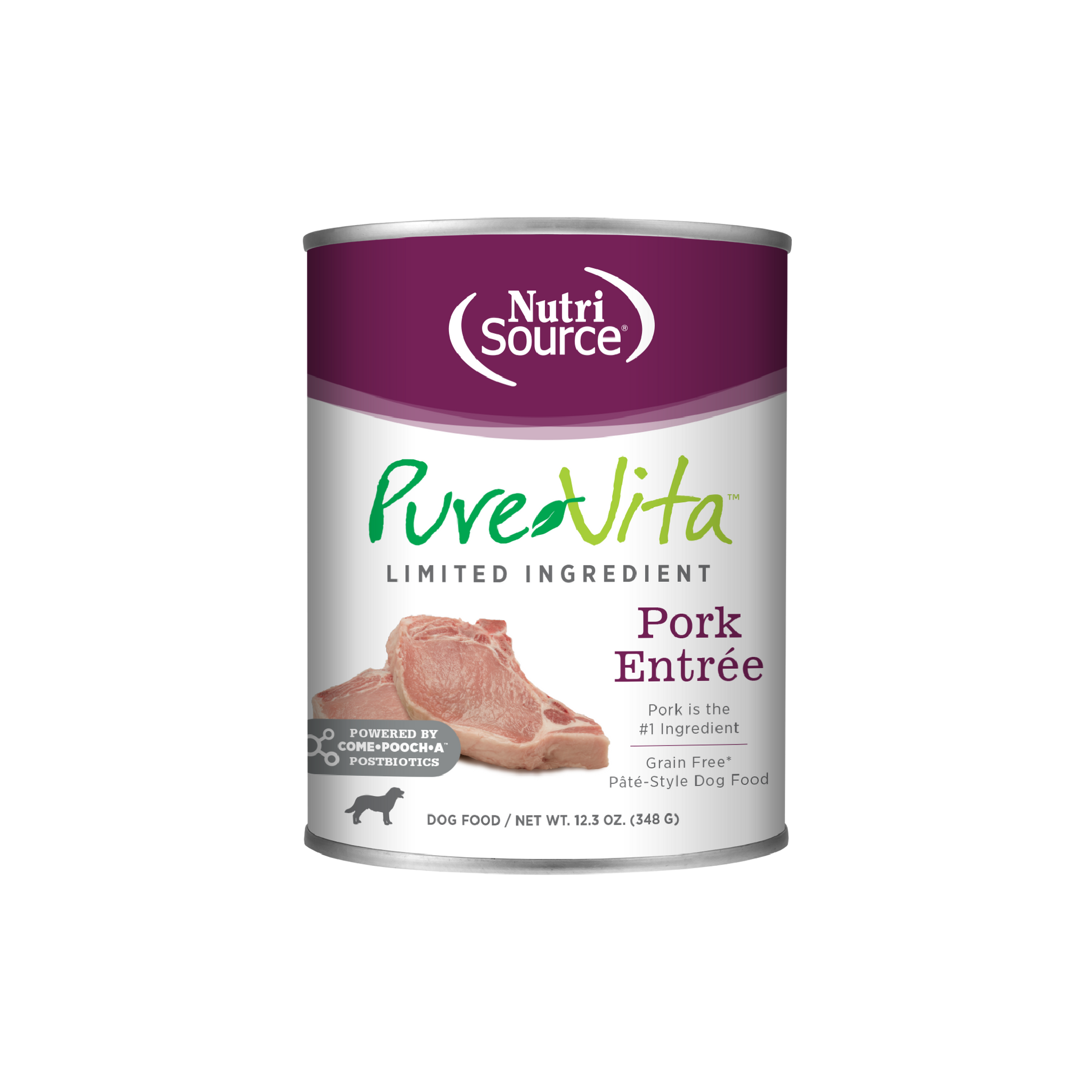 PureVita Pork Entree - can front