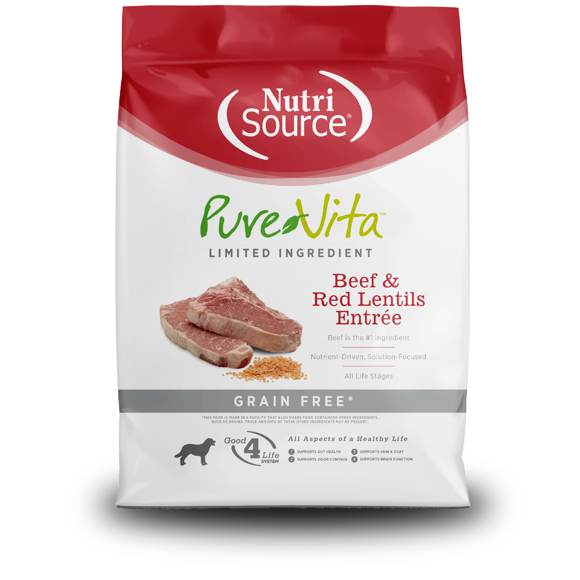 Grain Free Beef & Red Lentils Entrée - bag front