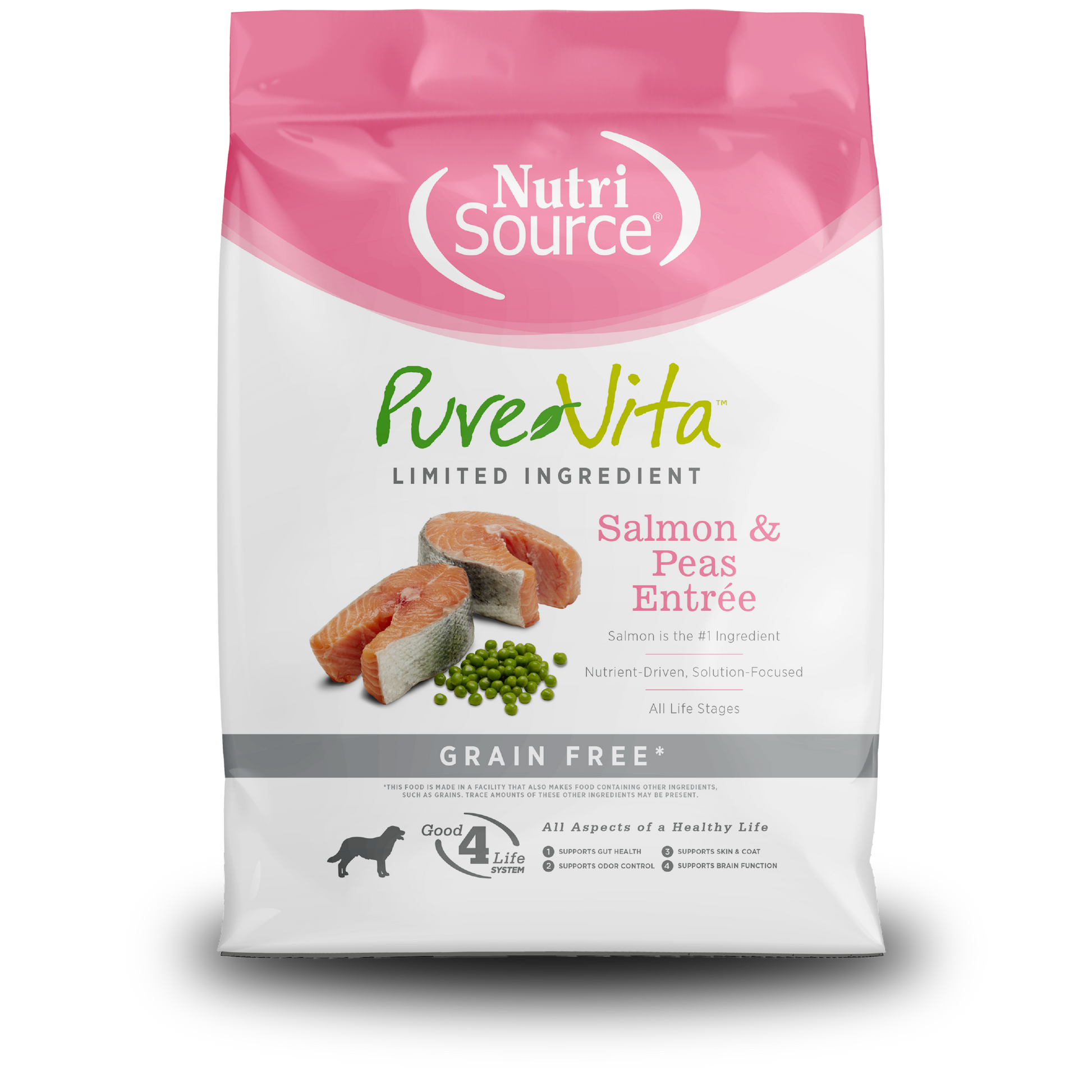 Grain Free Salmon & Peas Entrée - bag front