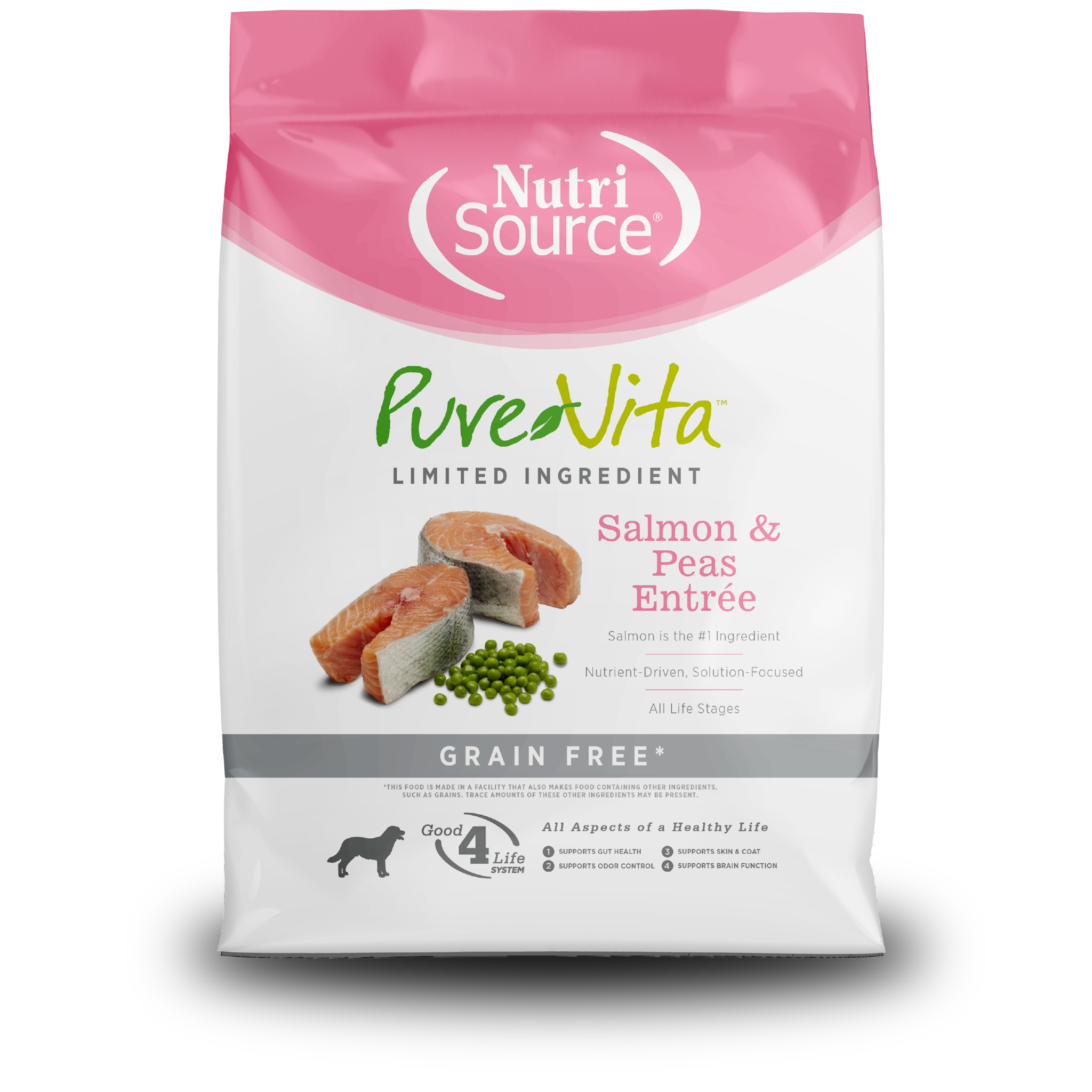 Grain Free Salmon & Peas Entrée - bag front