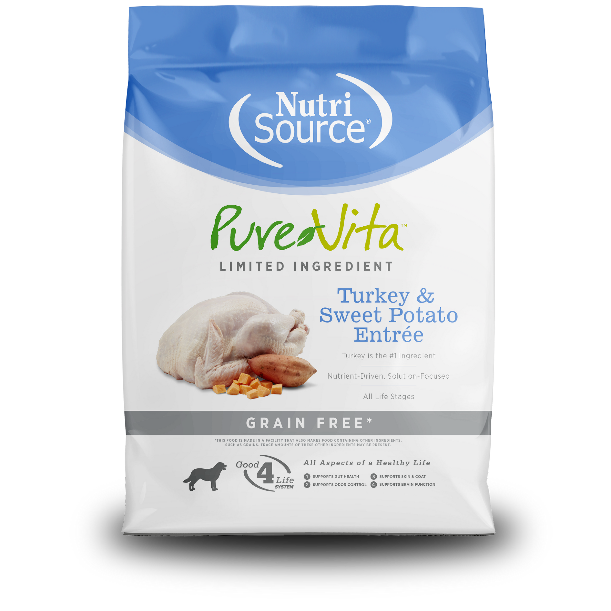 Grain Free Turkey & Sweet Potato Entrée - bag front