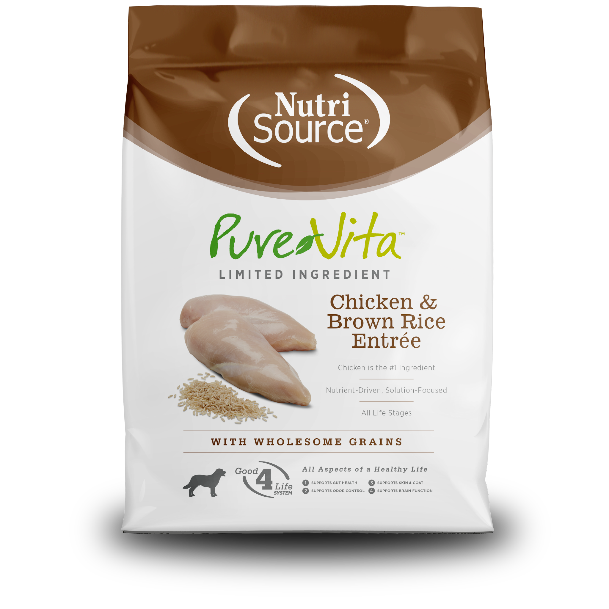 PureVita Chicken & Brown Rice Dry Dog Food