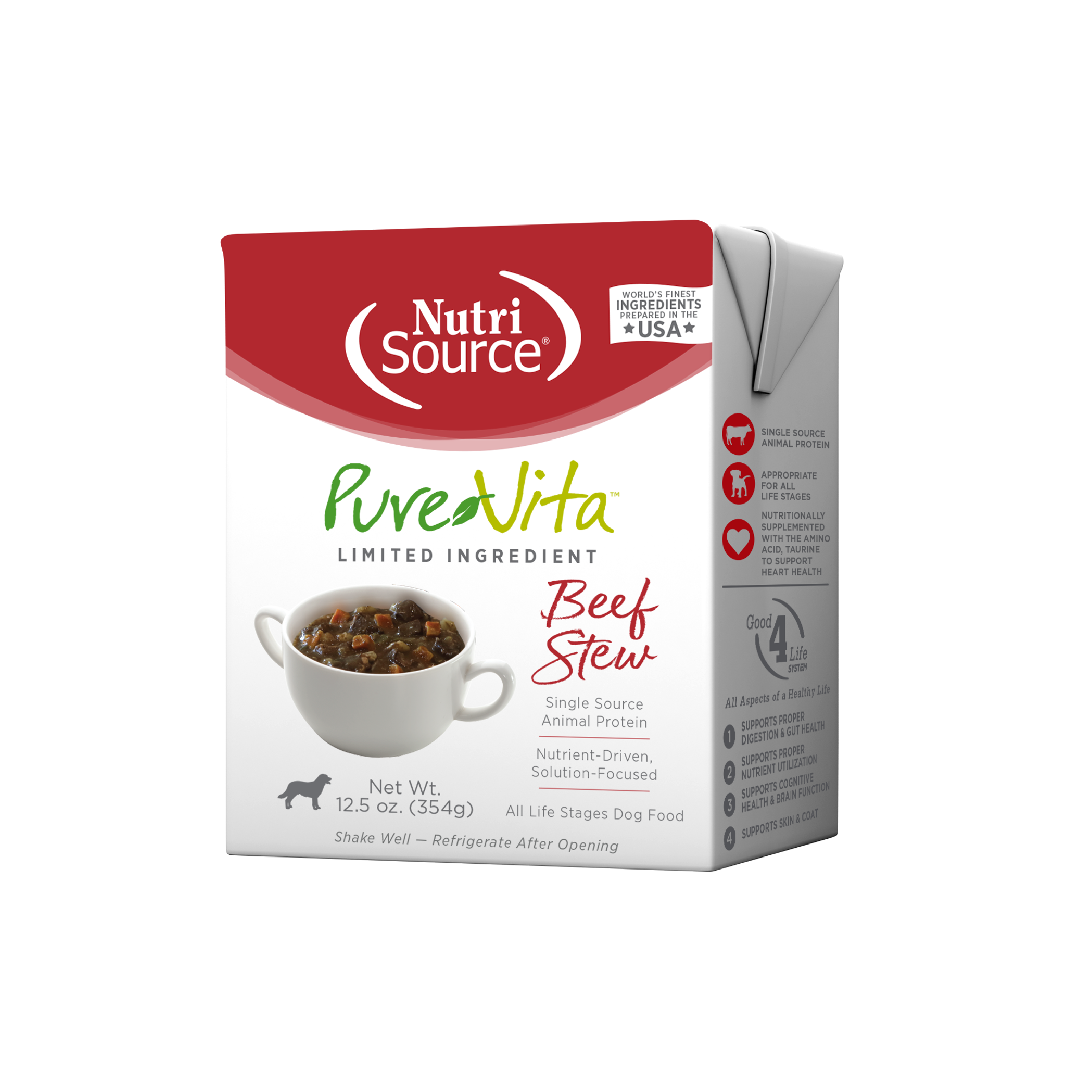 PureVita Beef Stew Tetrapak  - front