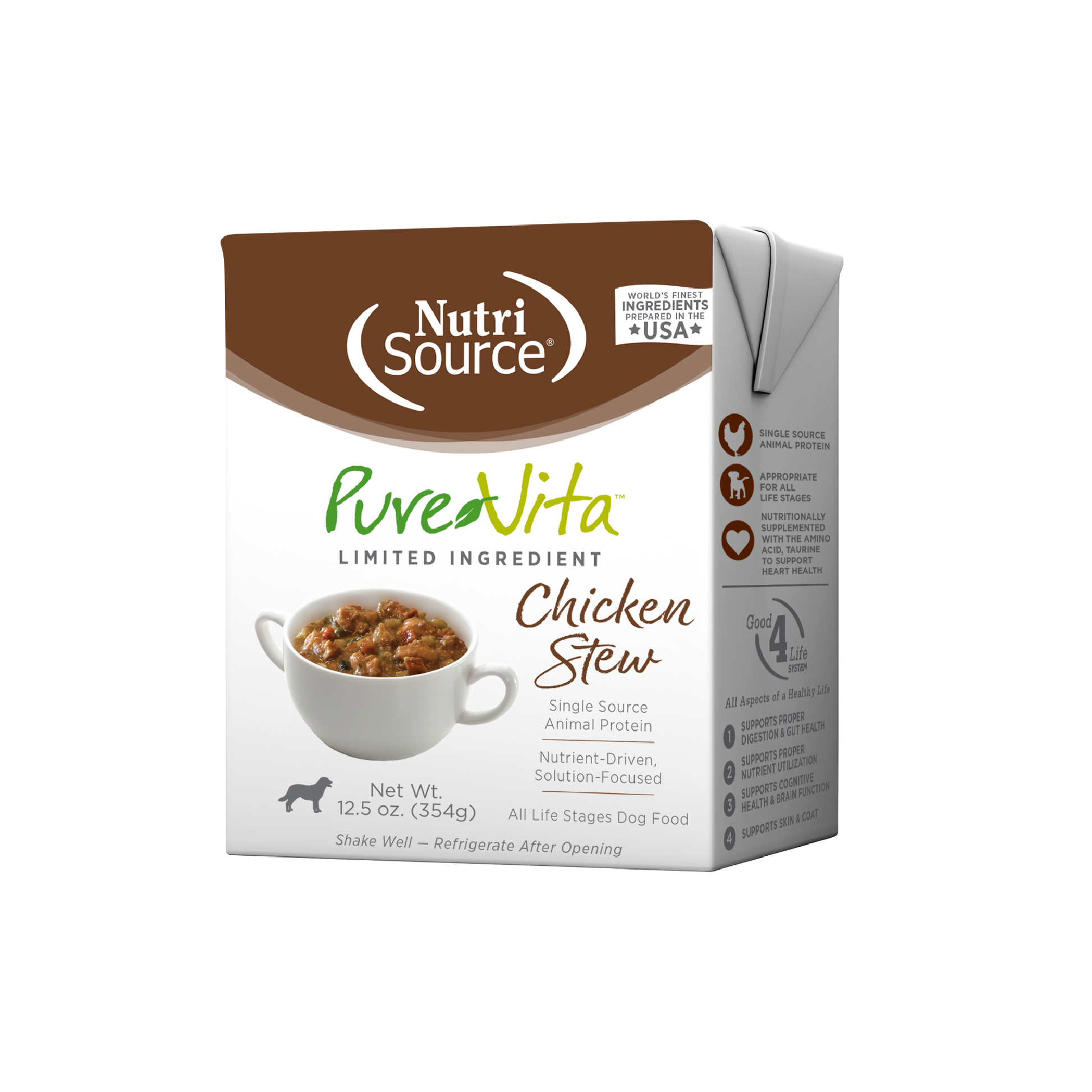 PureVita Chicken Stew Tetrapak - front