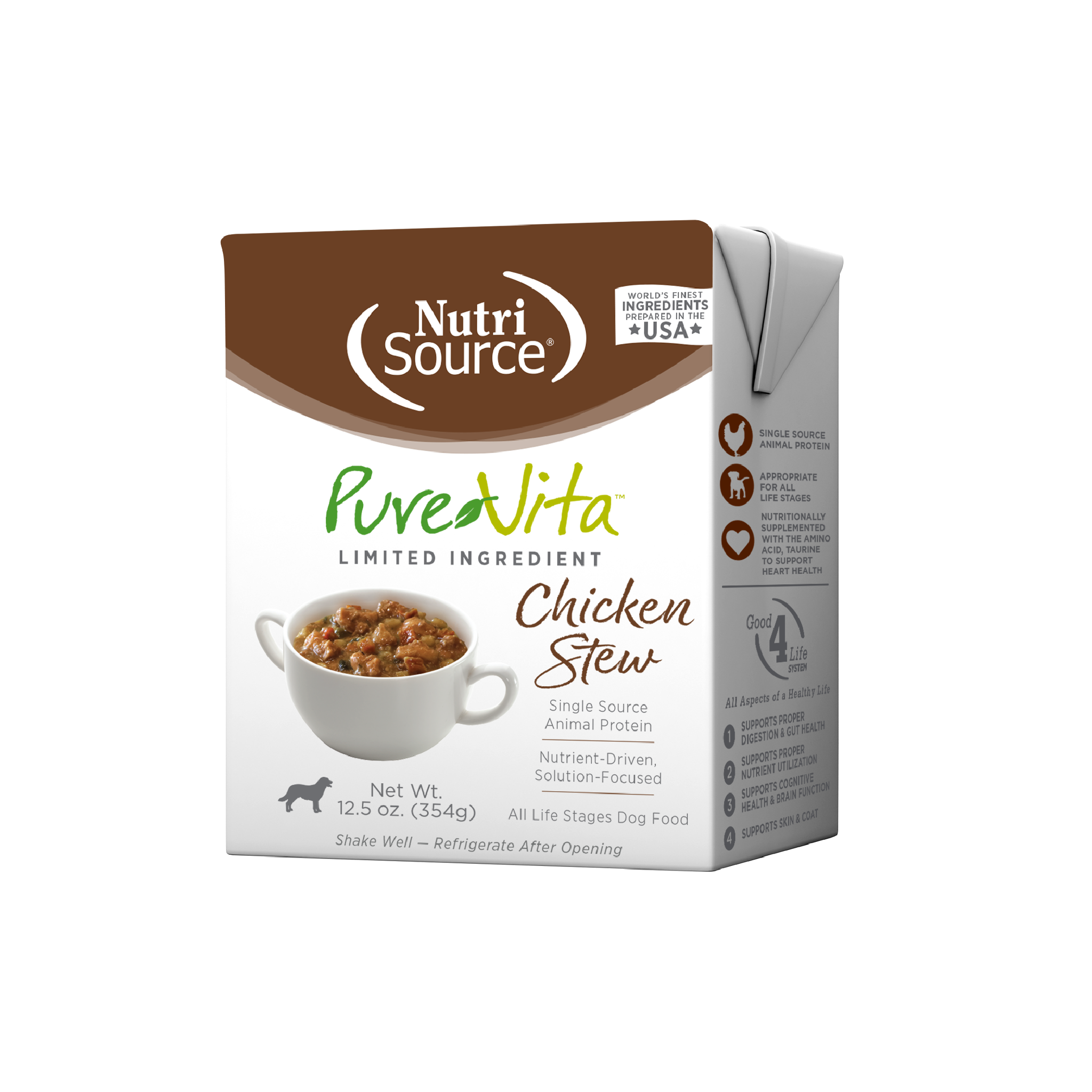 PureVita Chicken Stew Tetrapak - front
