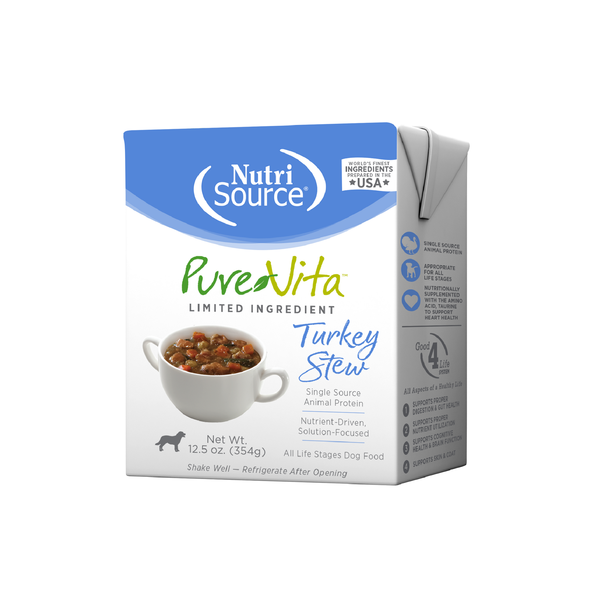 PureVita Turkey Stew Tetrapak - front