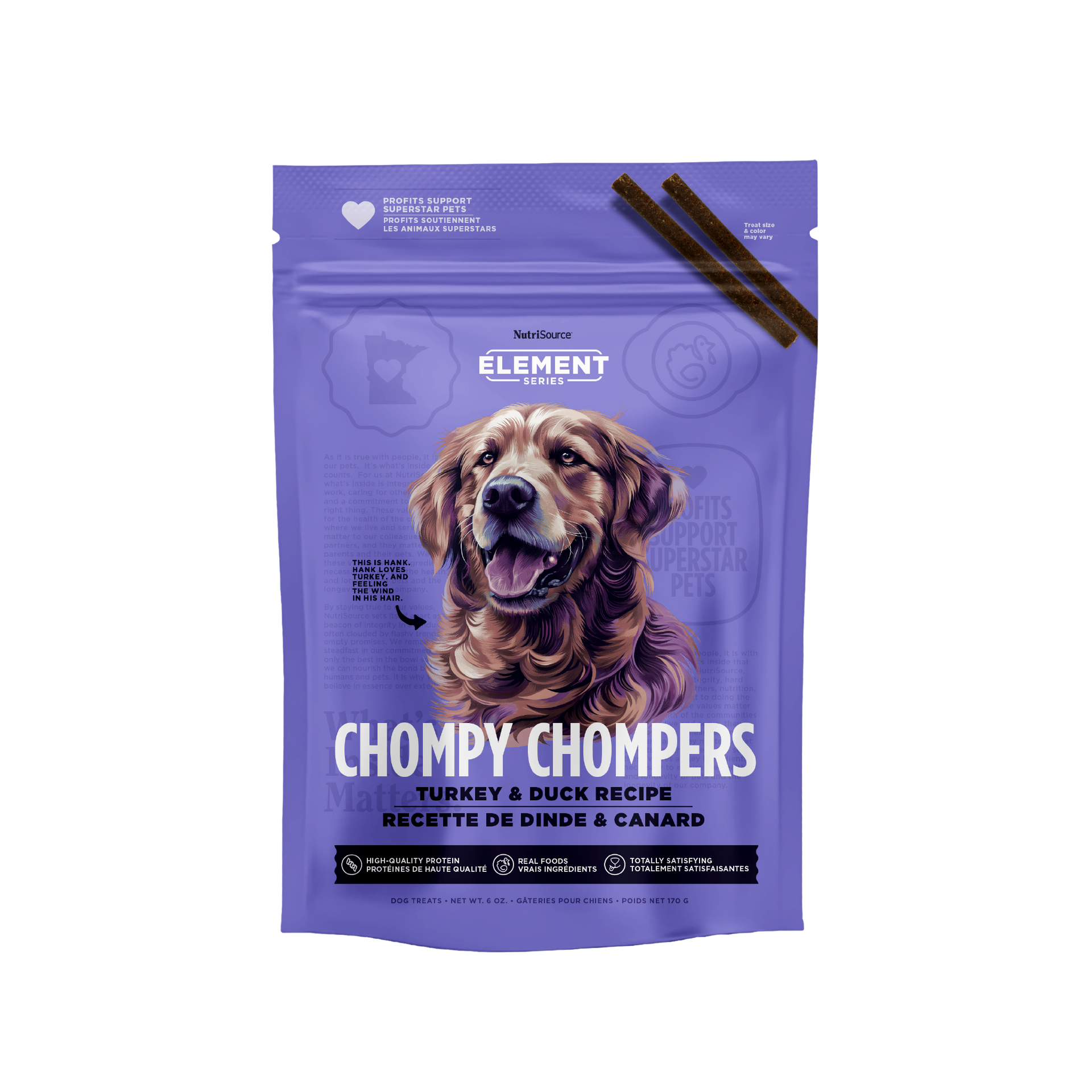 BUY Turkey & Duck Chompy Chompers Dog Treats | NutriSource