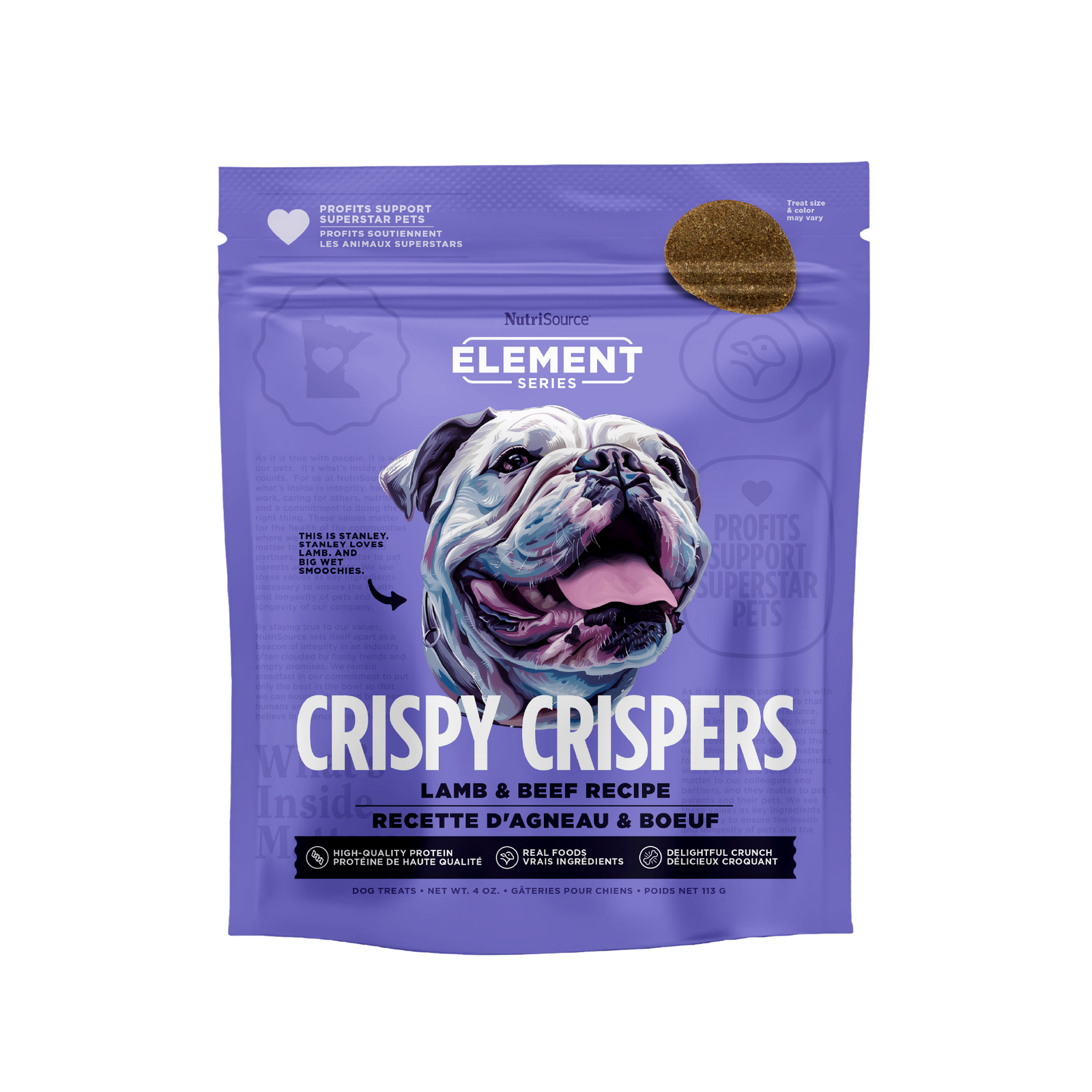 Element Series Lamb & Beef Crispy Crispers - bag front
