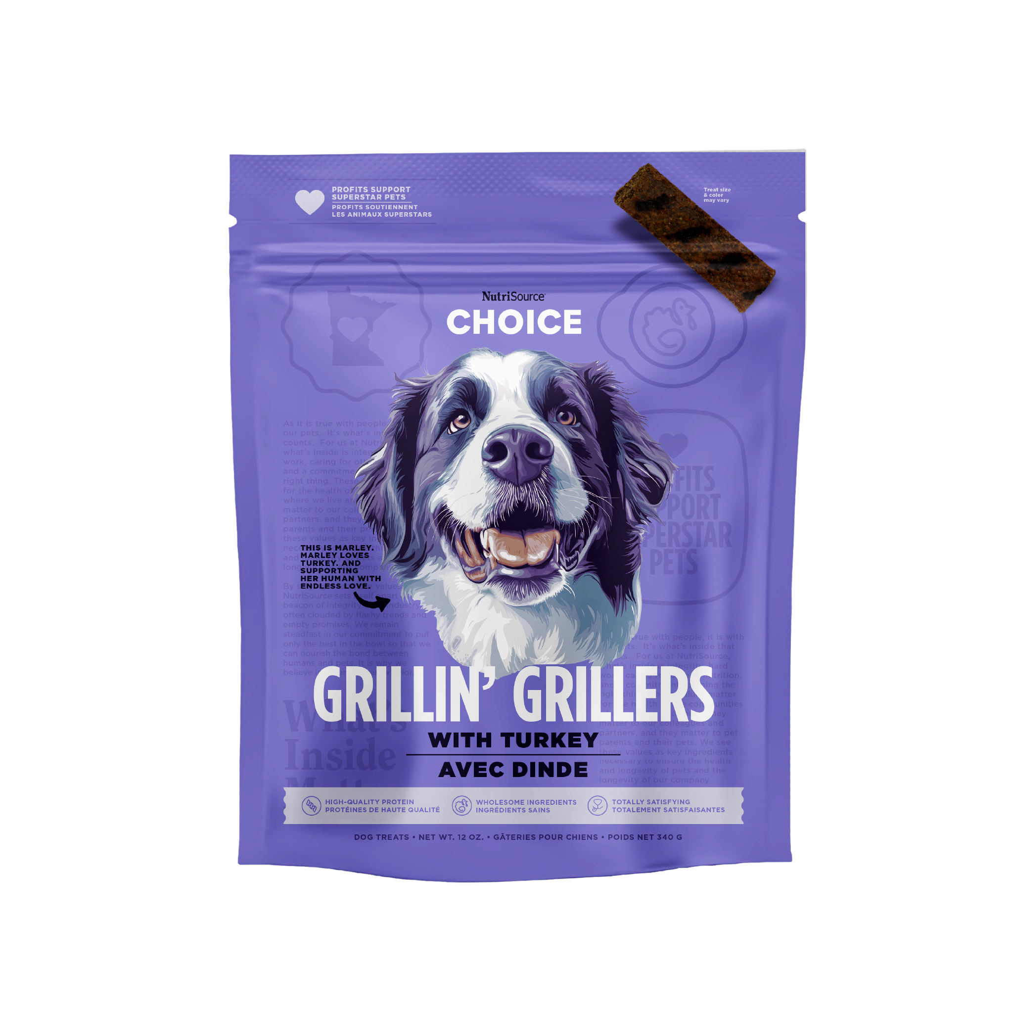 Choice Turkey Grillin' Grillers - bag front