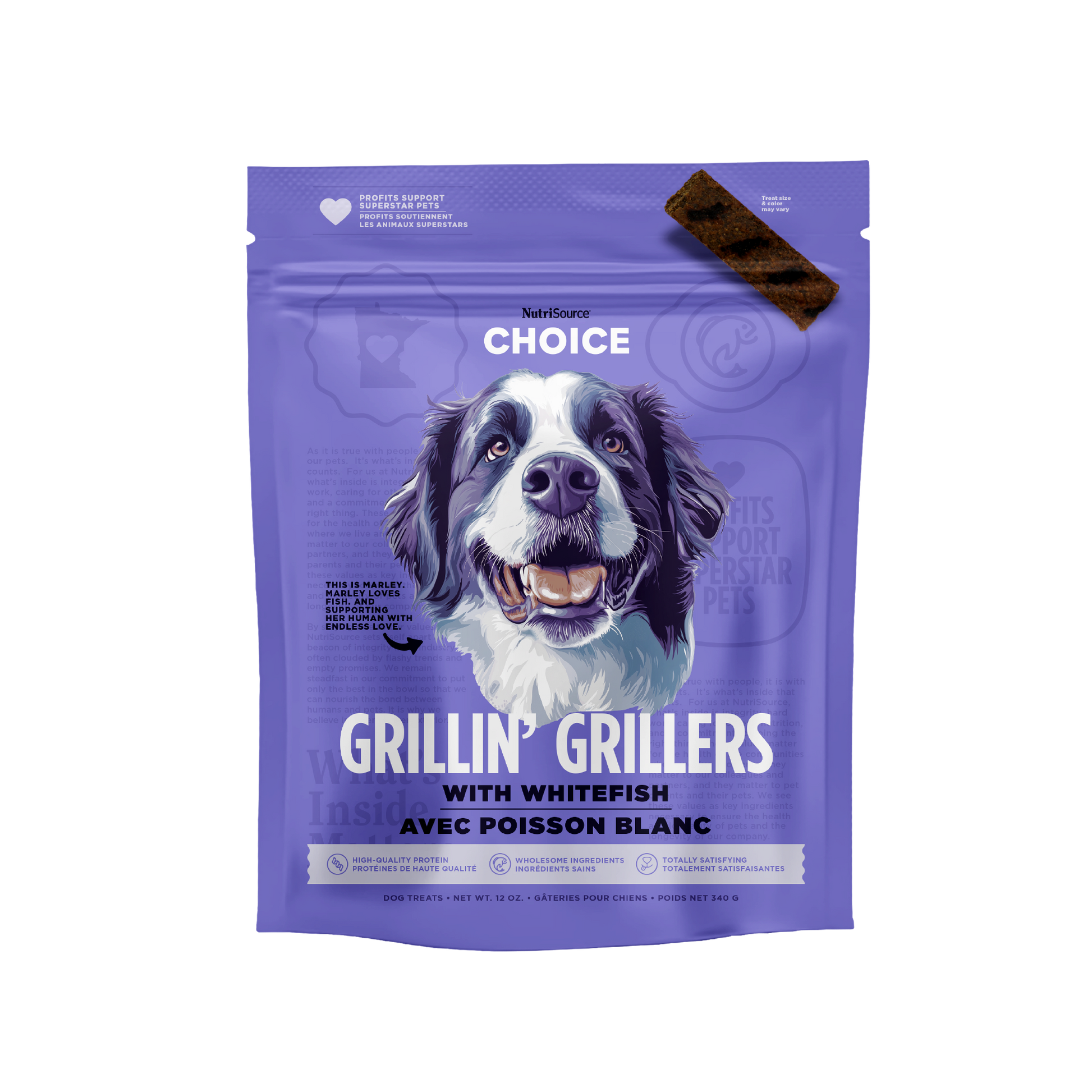 Choice Whitefish Grillln' Grillers - bag front