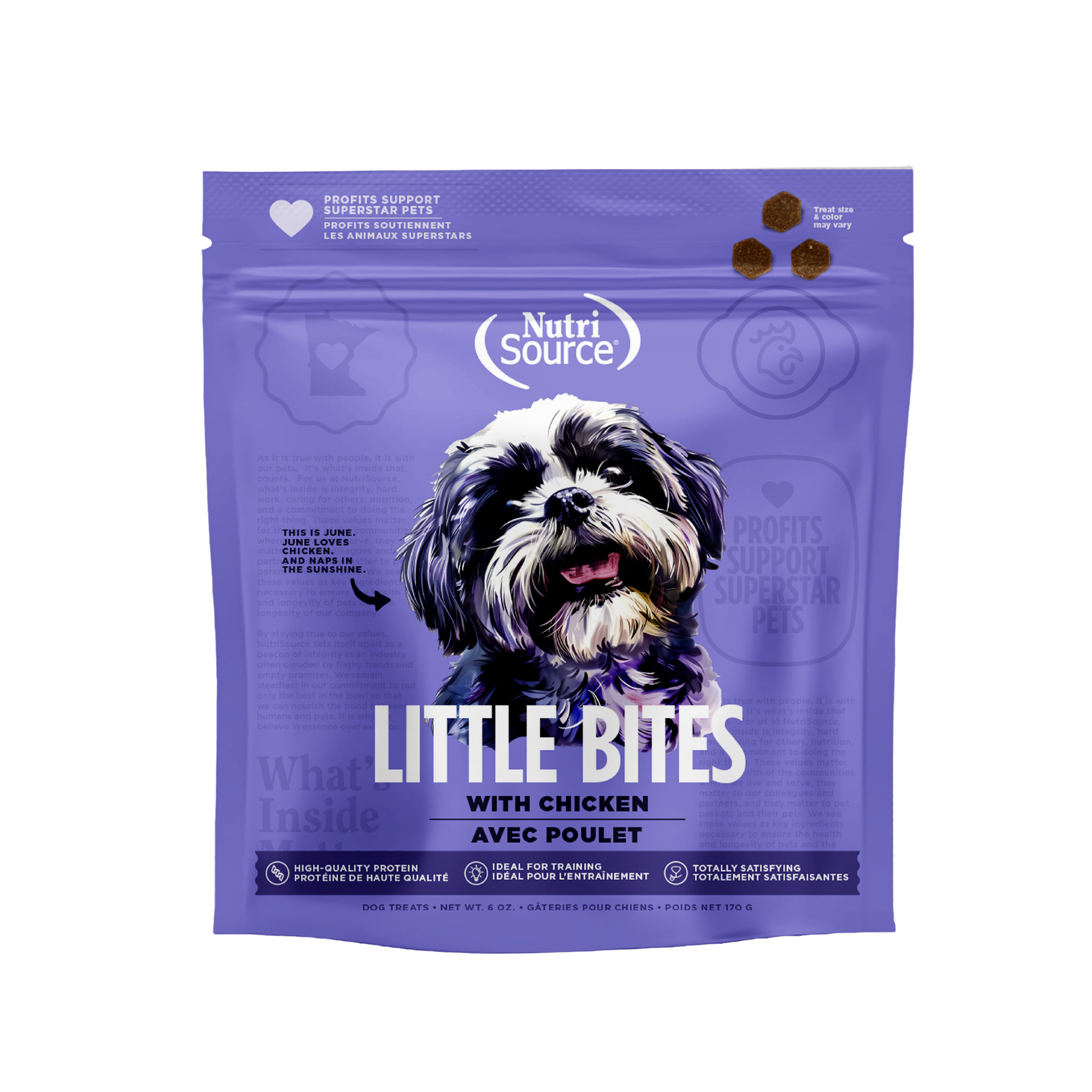 NutriSource Chicken Little Bites - bag front