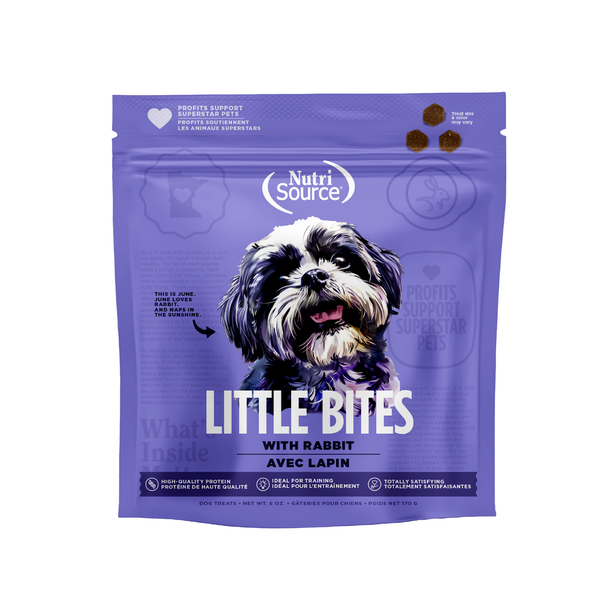 NutriSource Little Bites with Rabbit - bag front