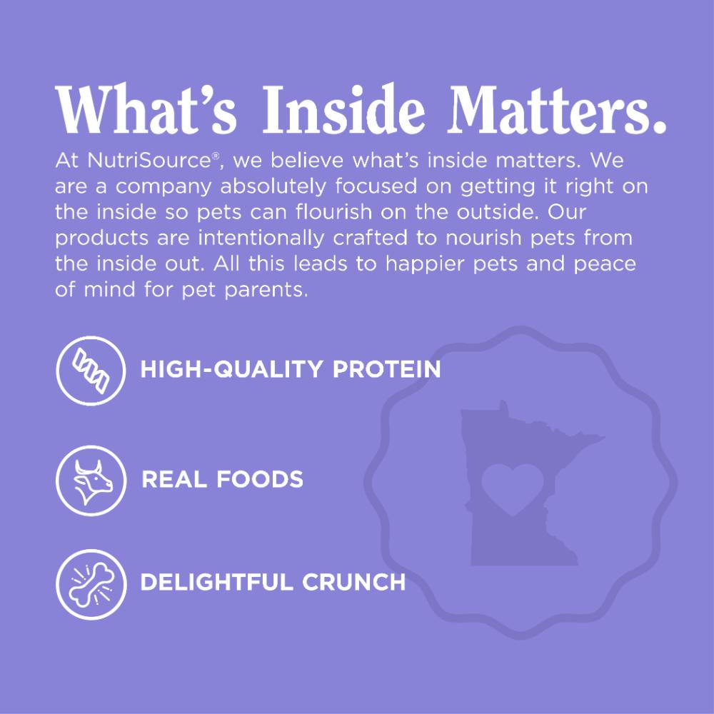 What's Inside Matters: High-Quality Protein, Real Foods, Delightful Crunch