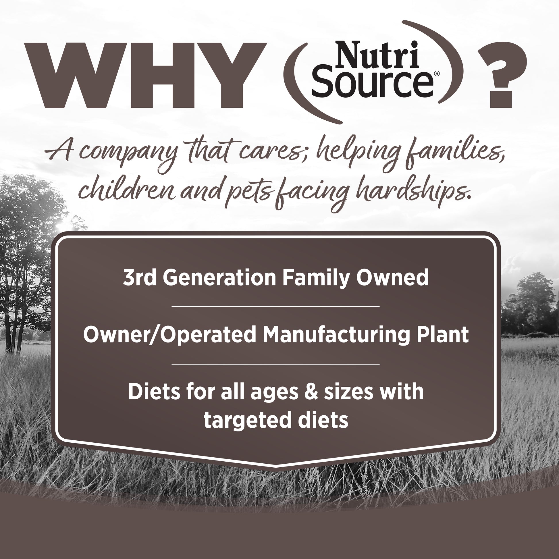 WHY NutriSource?