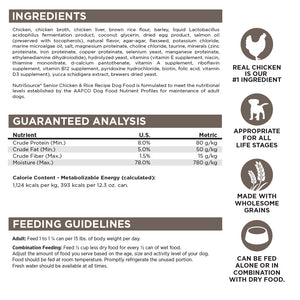 Chicken & Rice Senior Wet Dog Food