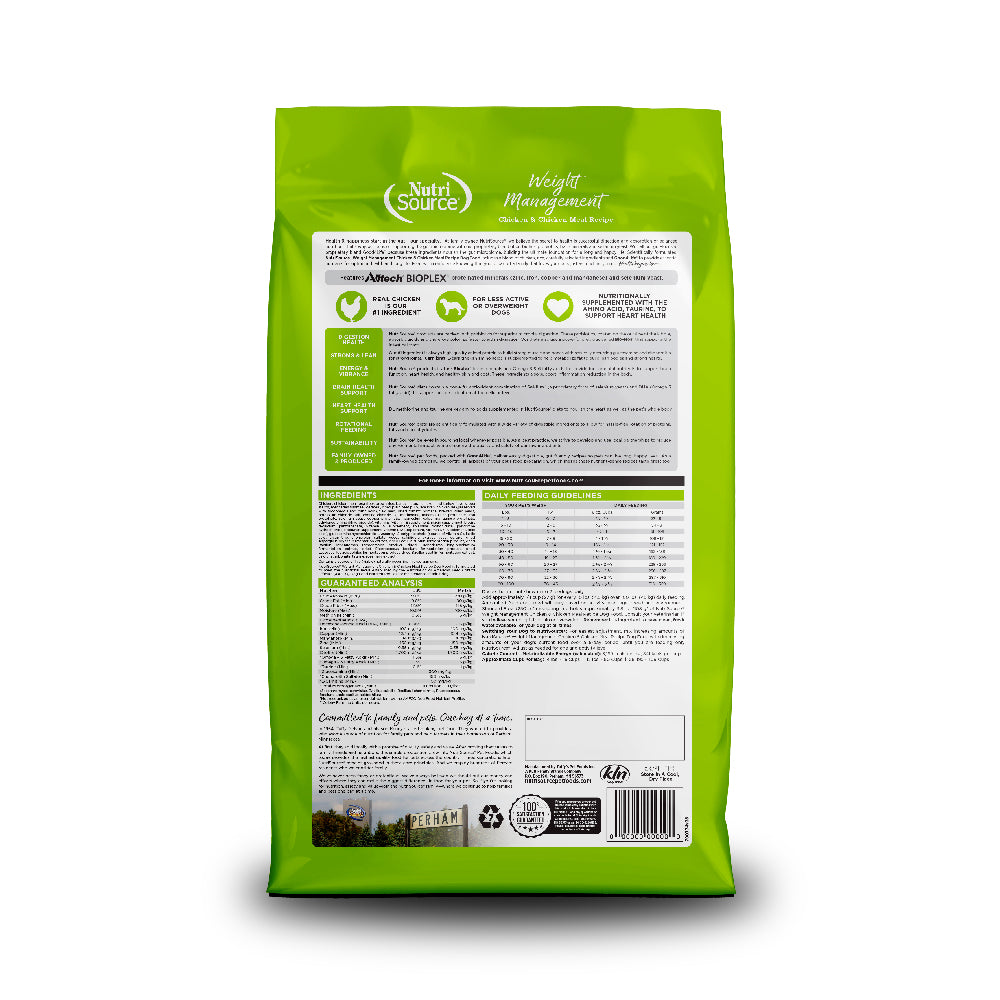 Weight Management - bag back