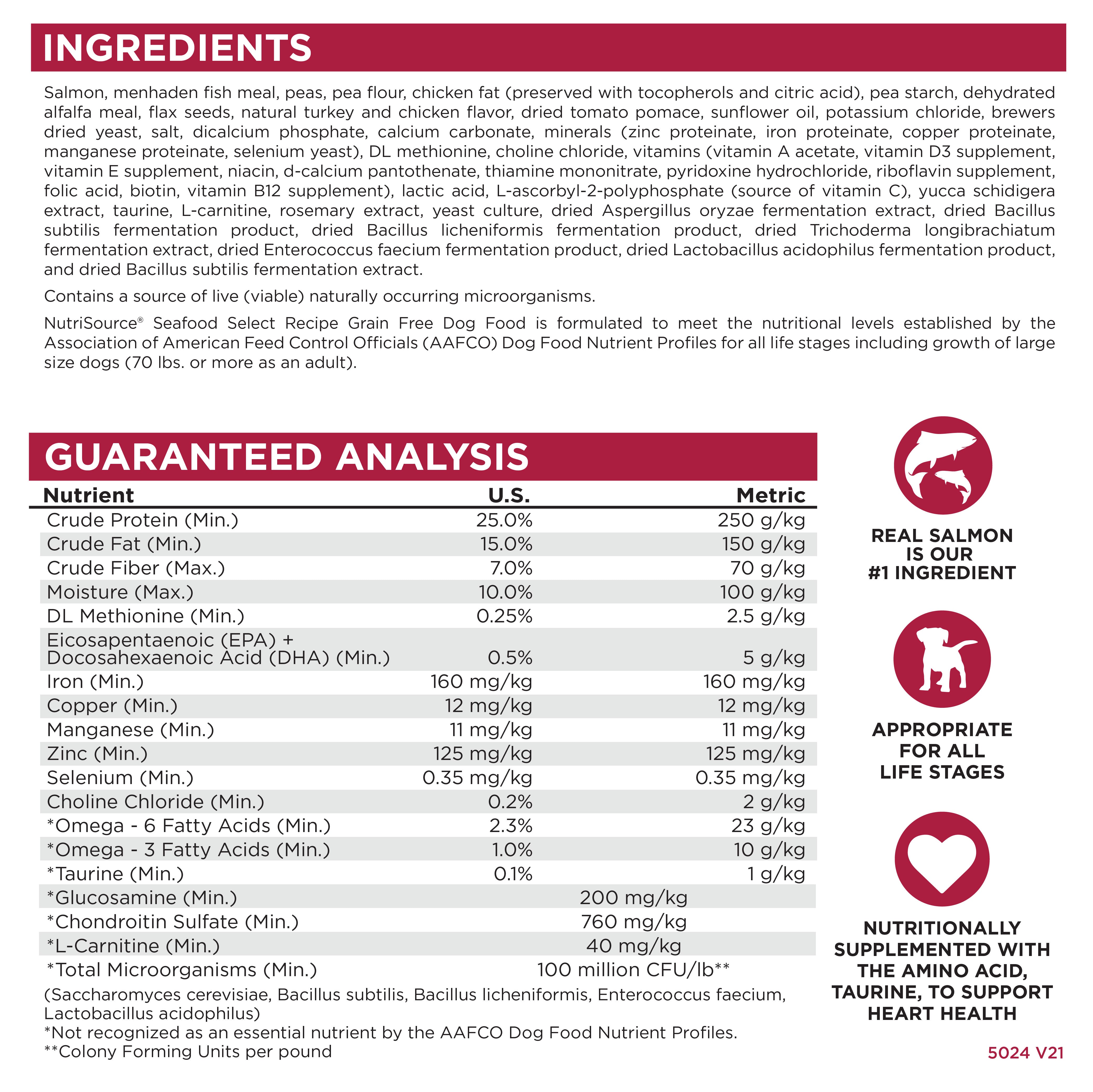 BUY Seafood Select Dog Food | Healthy Dog Food | NutriSource Pet
