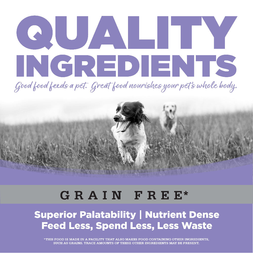 Quality Ingredients: Superior Palatability & Nutrient Dense – Feed less, spend less, less waste.